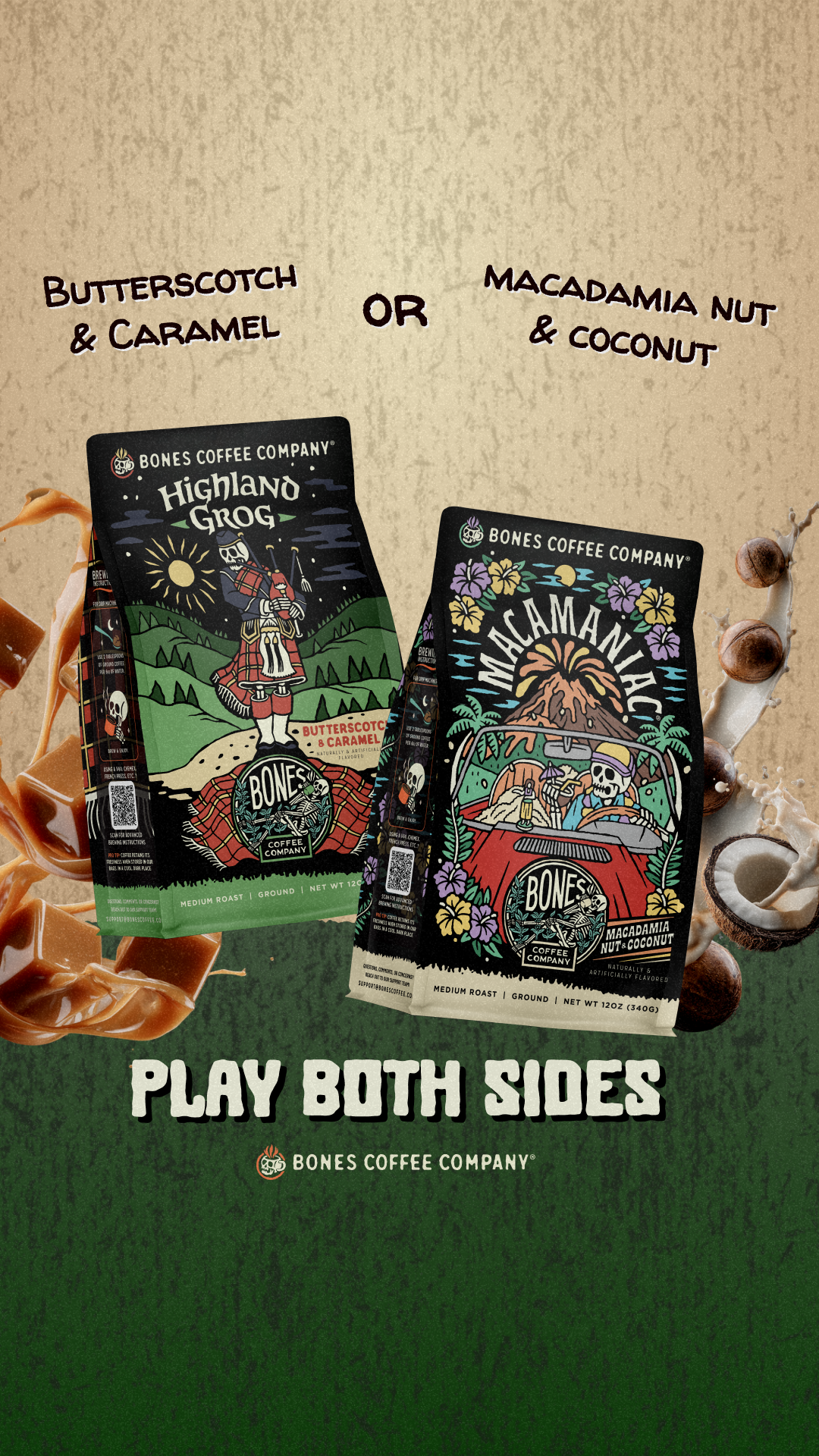 Bones Coffee Company Facebook ad