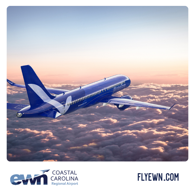 Coastal Carolina Regional Airport- EWN Facebook ad: Your Gateway to the Crystal Coast & Beyond