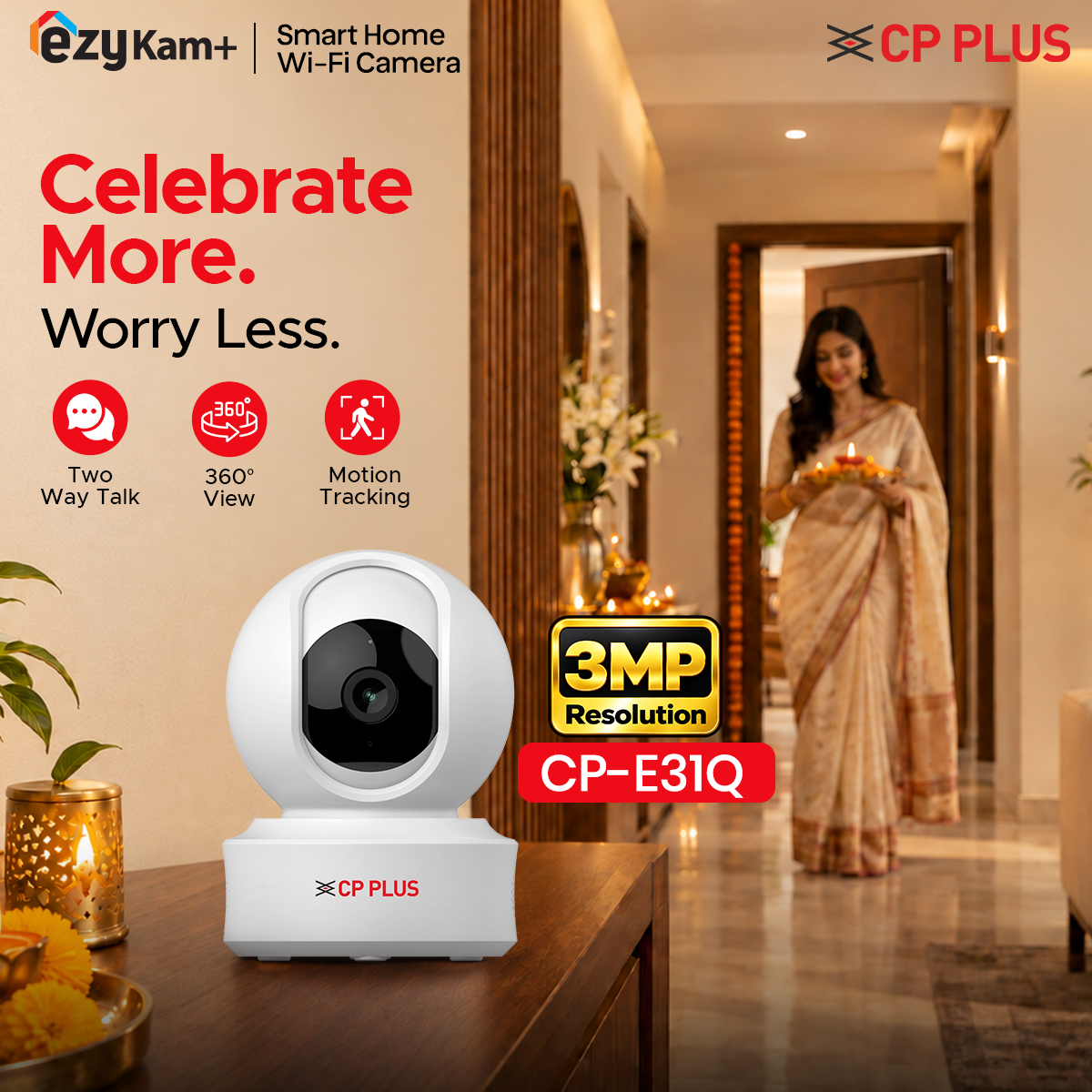 CP PLUS Facebook ad: Secure Smarter with CP-E31Q