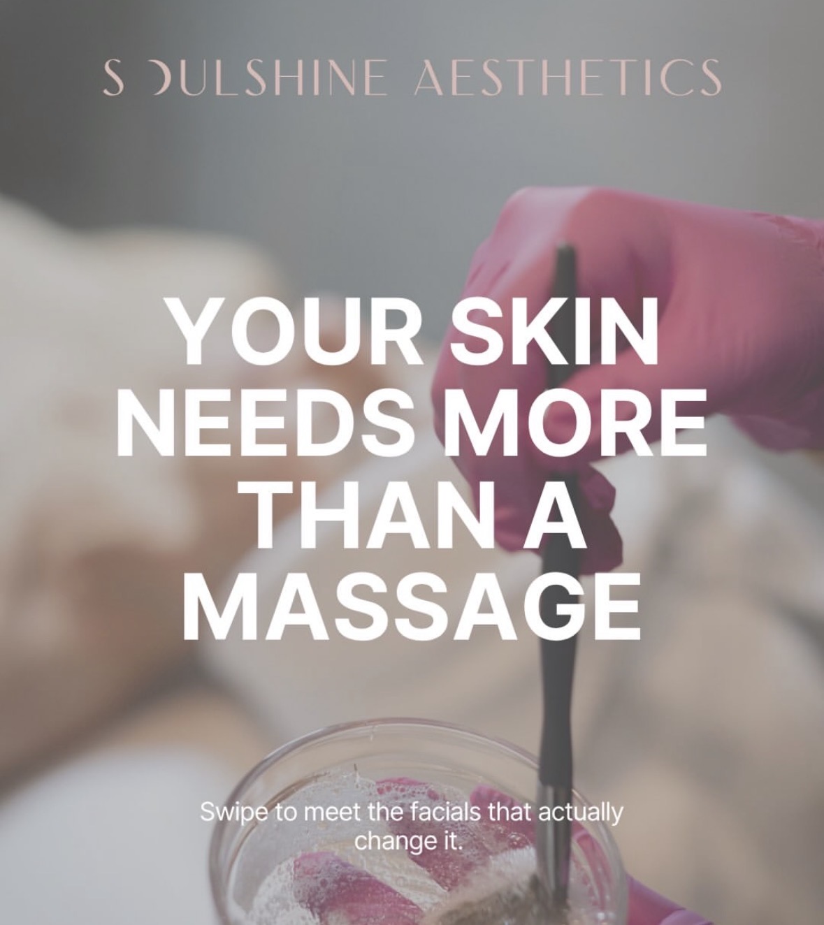 Soulshine Aesthetics Facebook ad