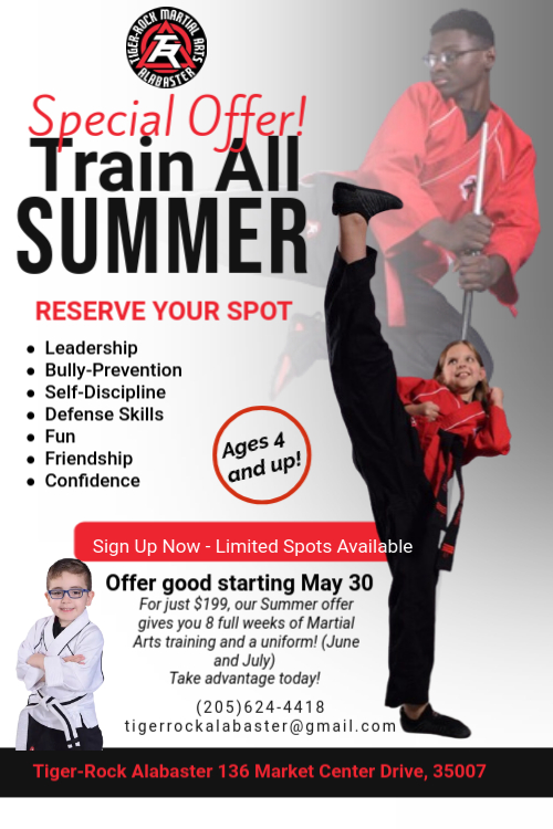 Tiger-Rock Martial Arts of Alabaster Facebook ad