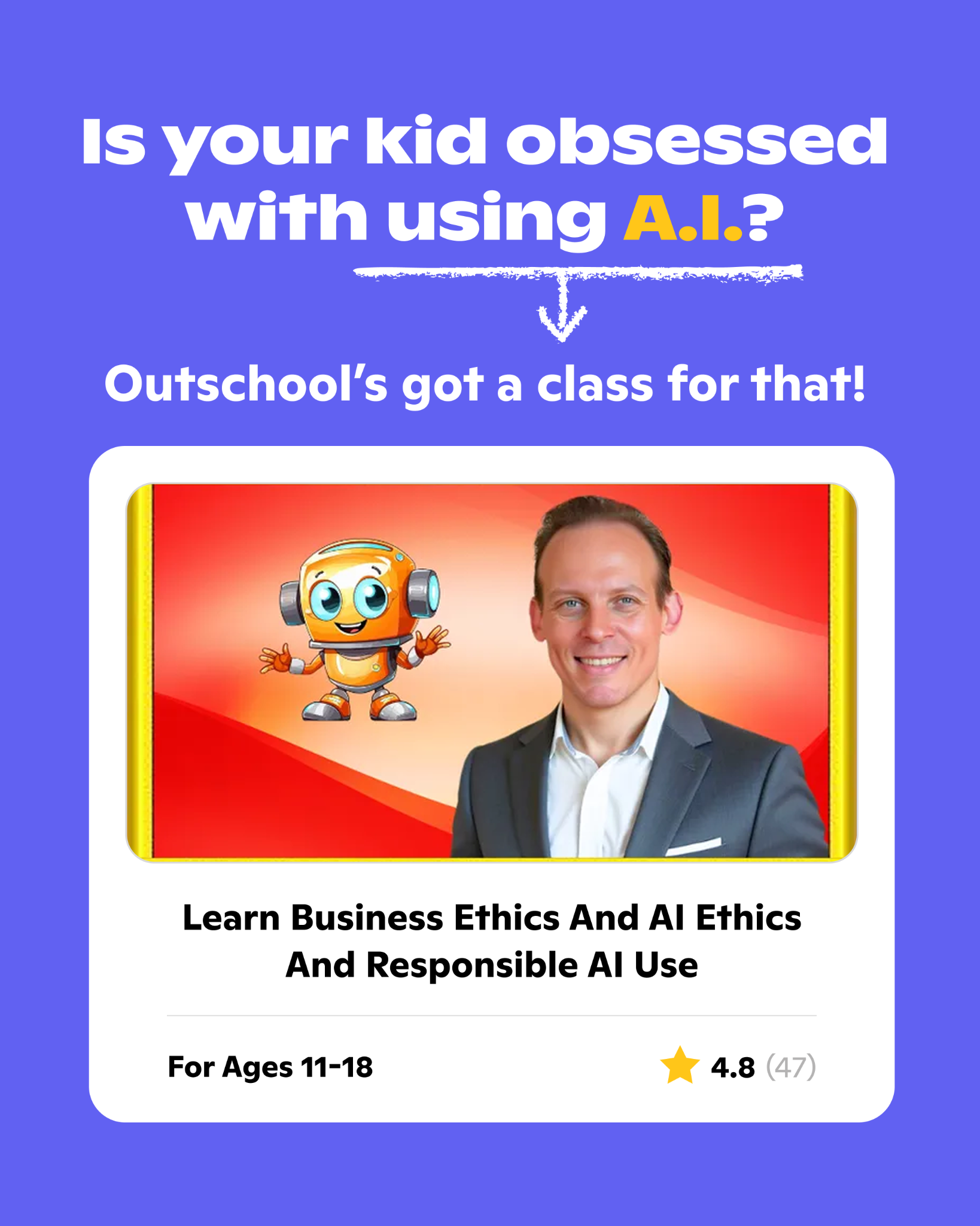 Outschool Facebook ad