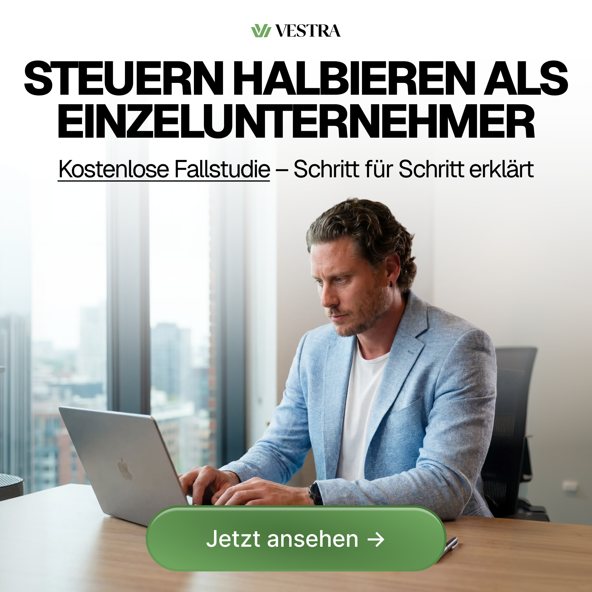Marvin Großkrueger Facebook ad: Finde heraus, wie viel Steuer du legal sparen könntest