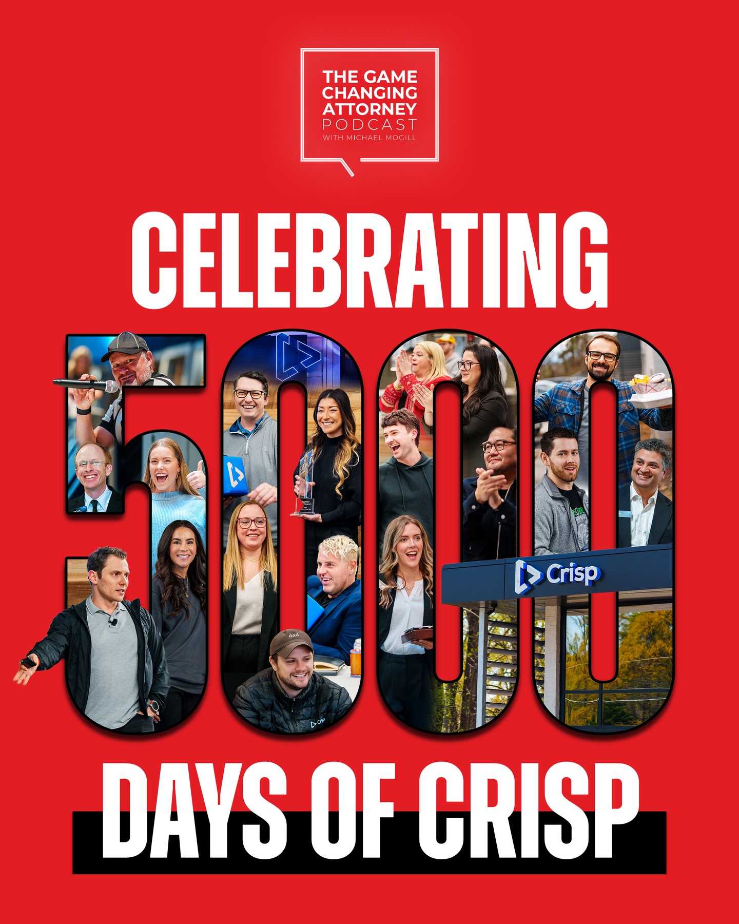 Crisp Facebook ad: 5,000 Days. No Shortcuts.