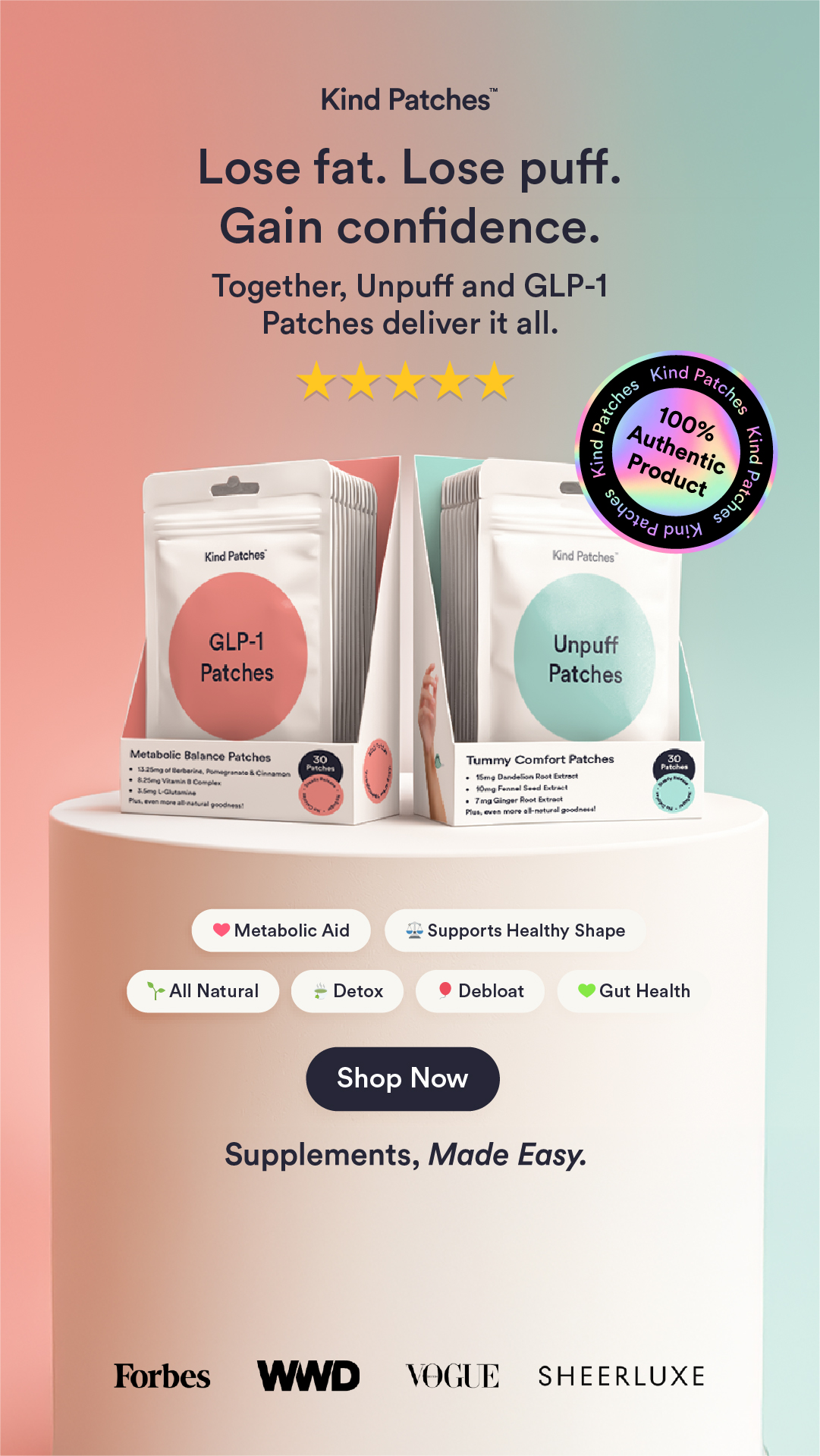 Kind Patches Facebook ad