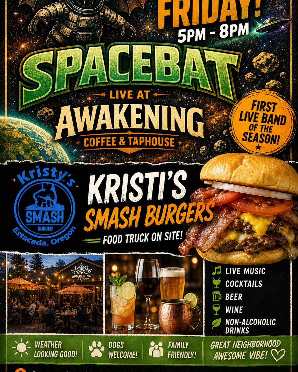 Awakening Coffee & Tap house Facebook ad: THIS FRIDAY NIGHT