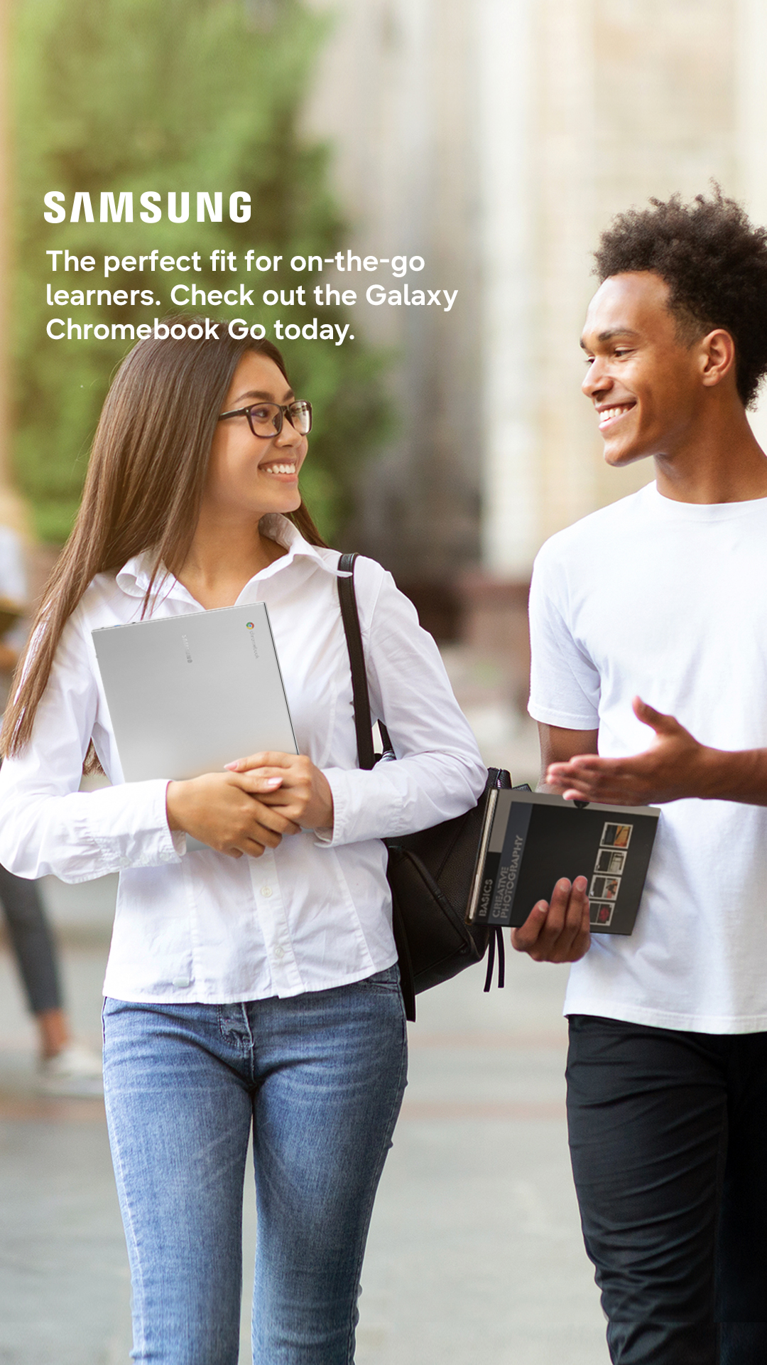Argos Facebook ad: Galaxy Chromebook Go