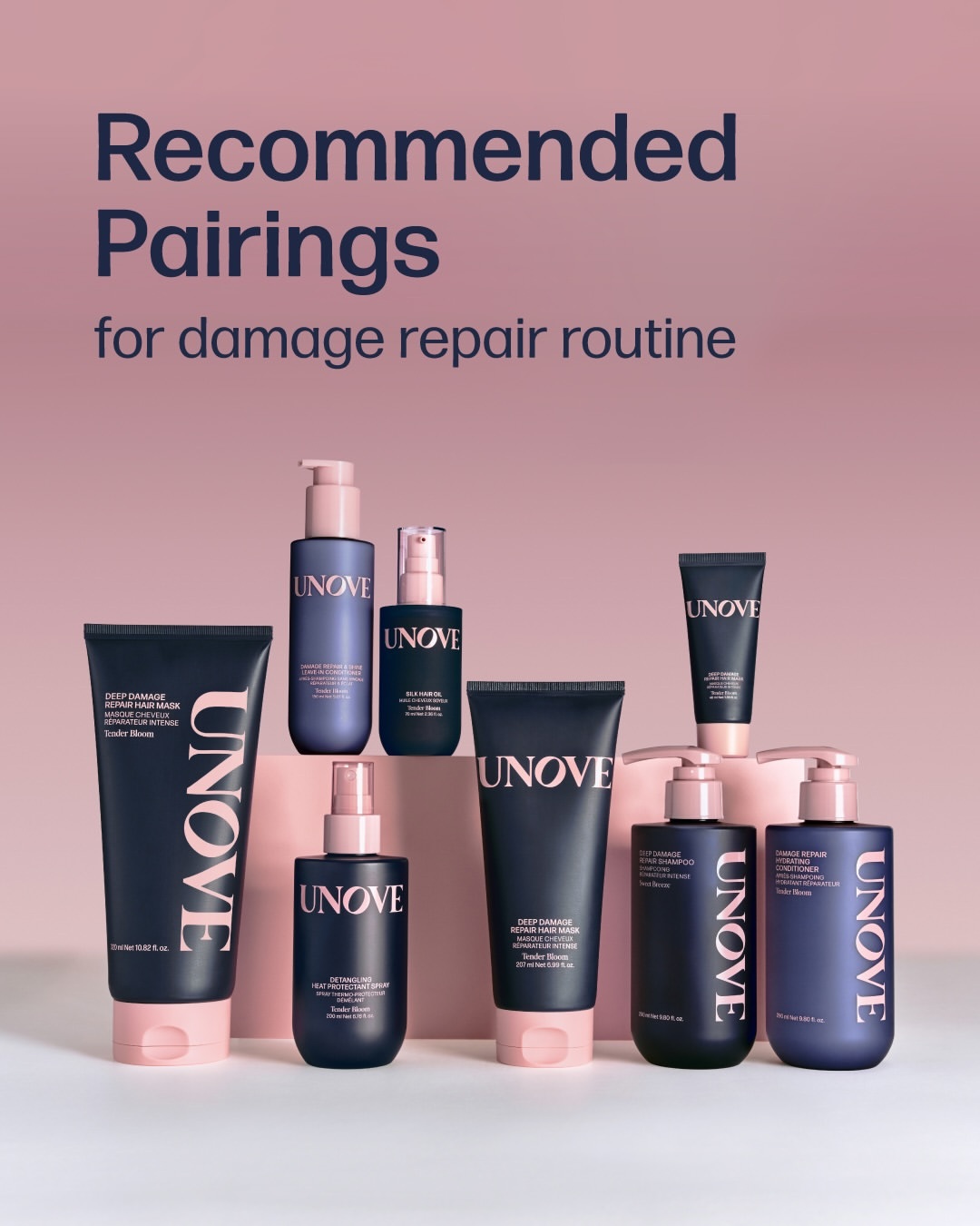 UNOVE Global Facebook ad: No more salon trips.