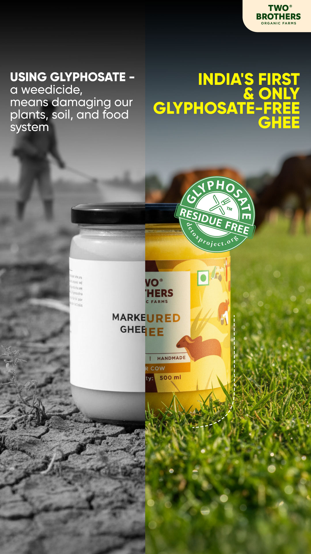 Two Brothers Organic Farms Facebook ad