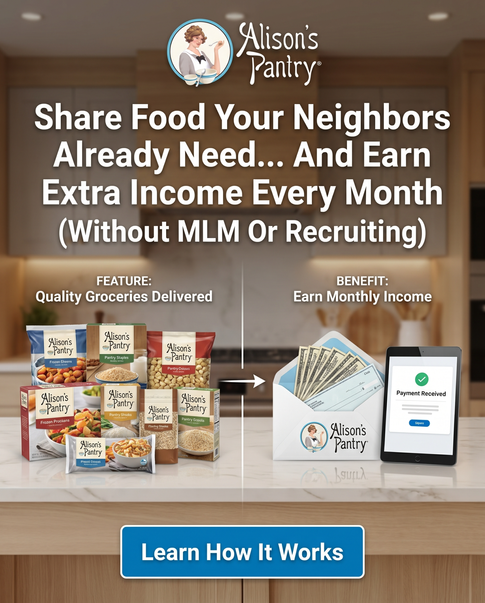 Alison's Pantry Facebook ad
