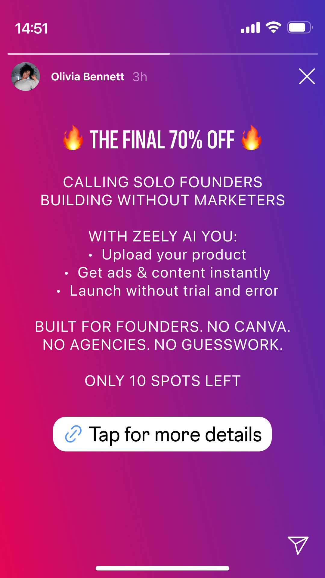 Zeely Facebook ad