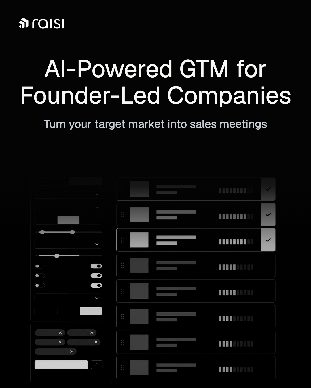 Raisi Facebook ad: Get Started Today