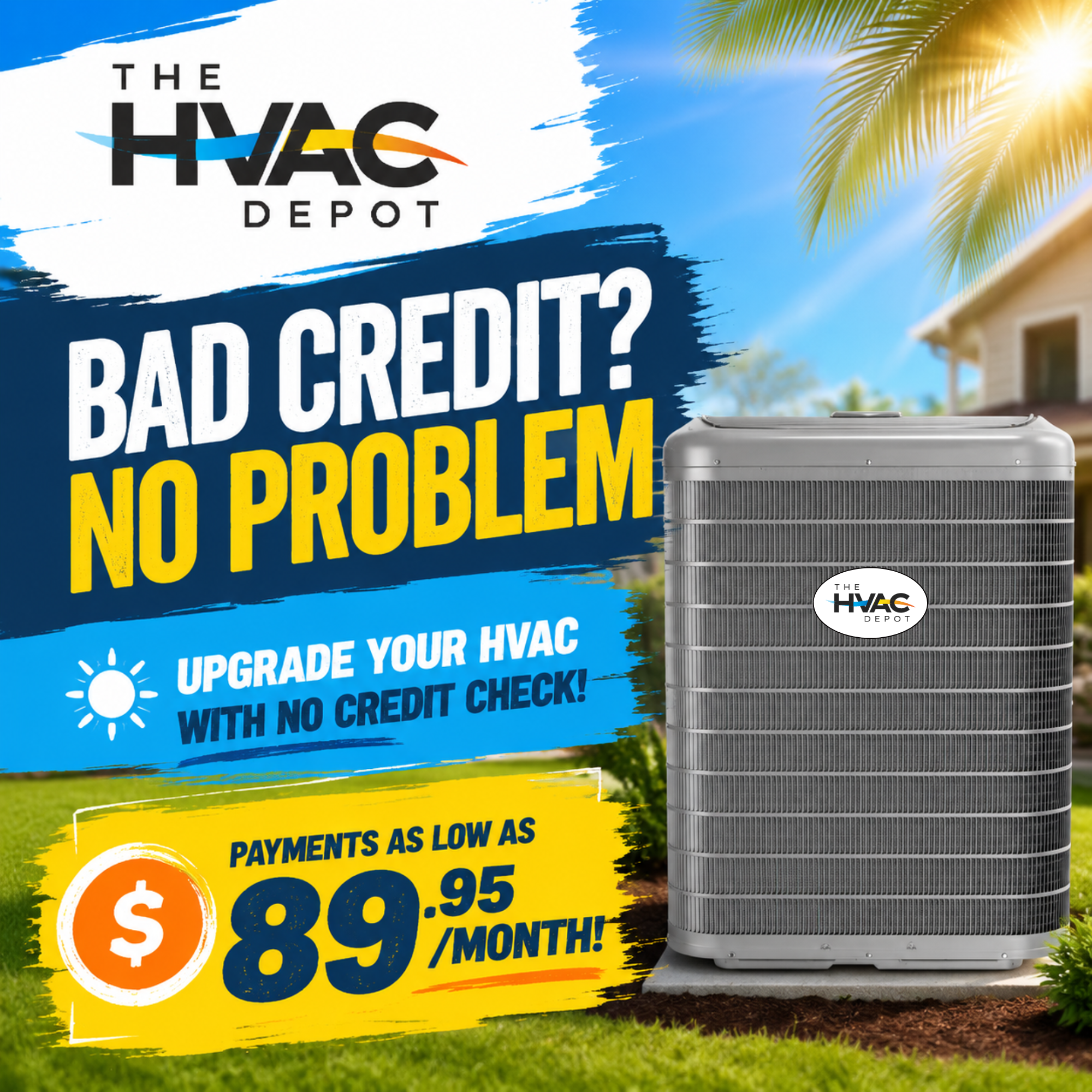 The HVAC Depot Facebook ad