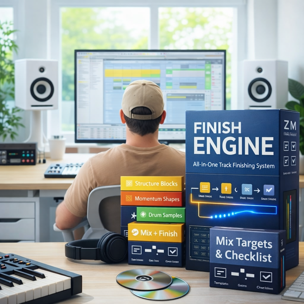 Melhem Maroun Facebook ad: Can’t Finish Your Tracks? Use the Finish Engine System.