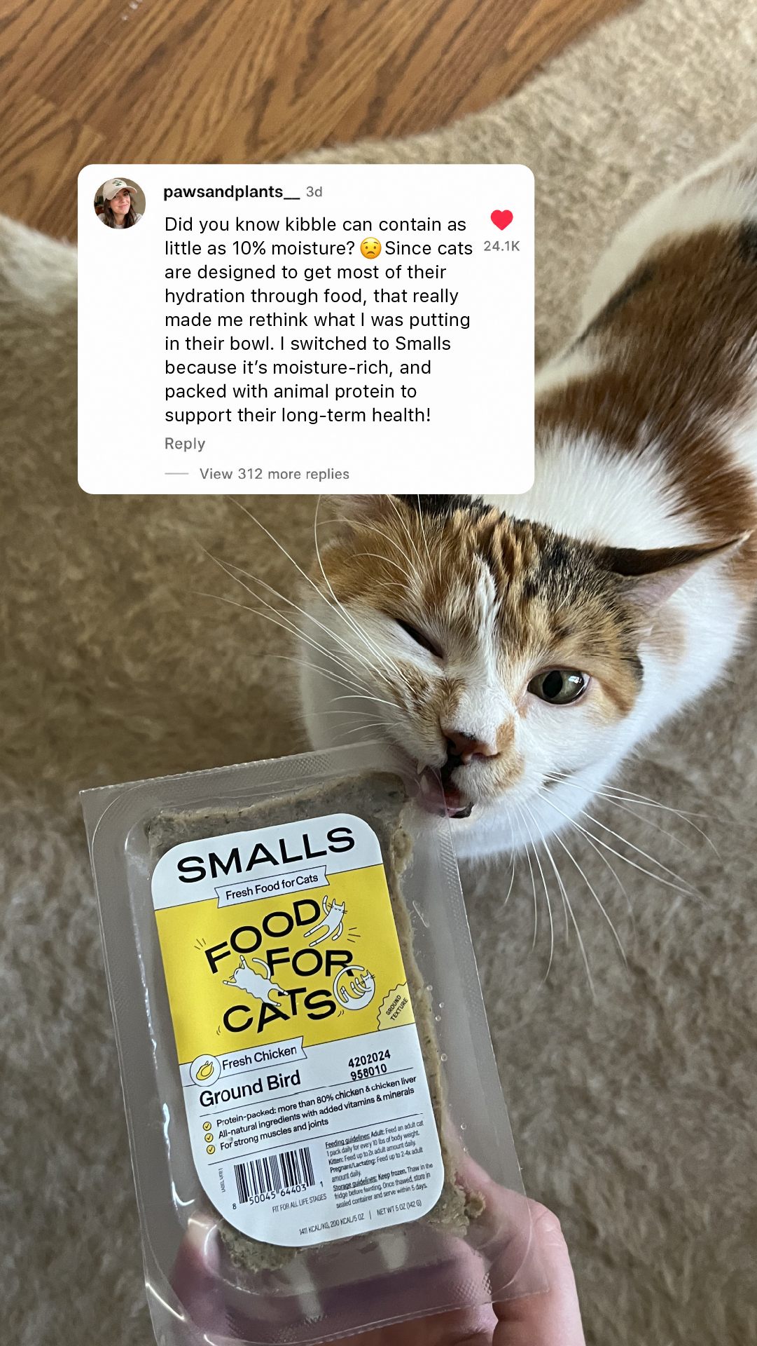 Smalls Facebook ad