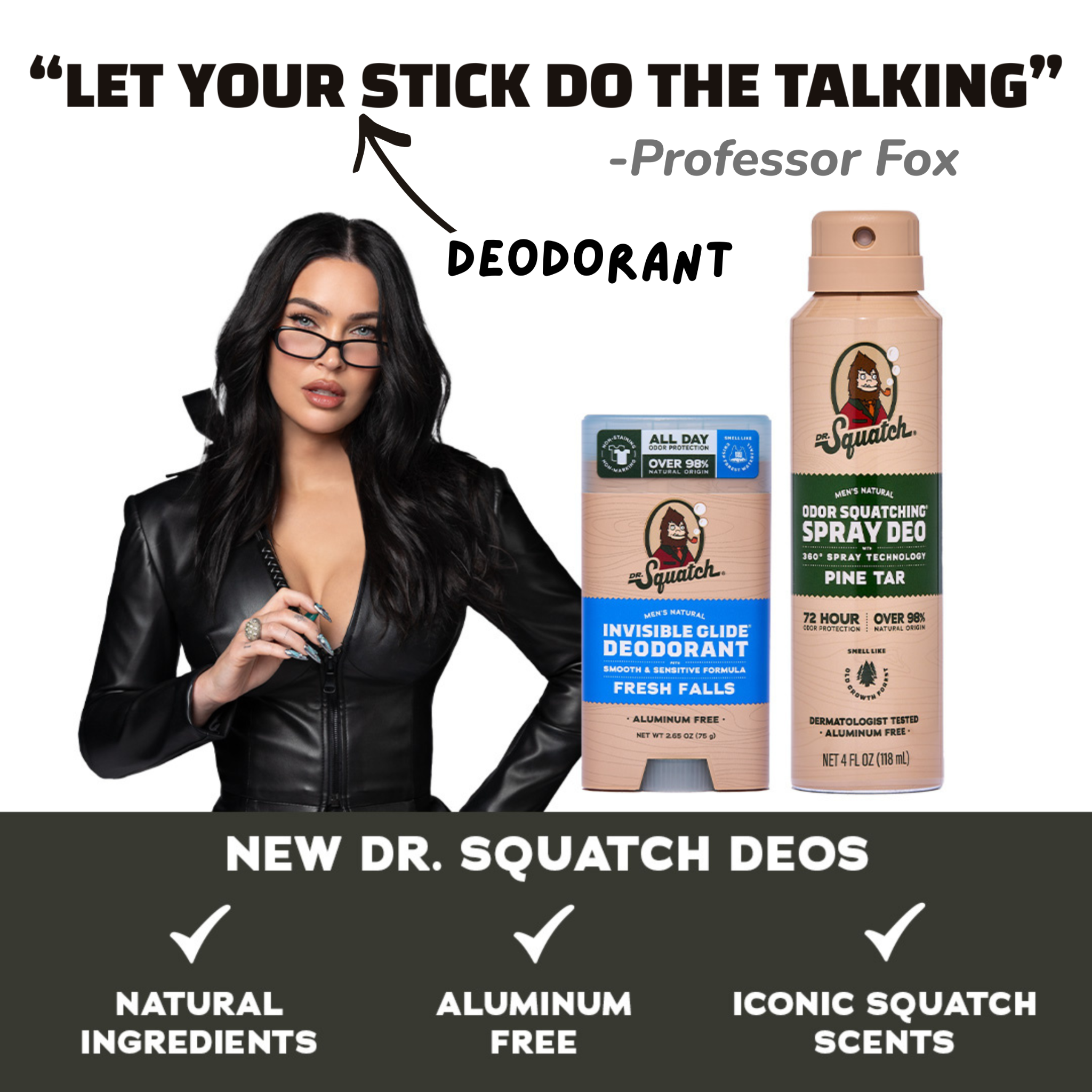Dr. Squatch Facebook ad