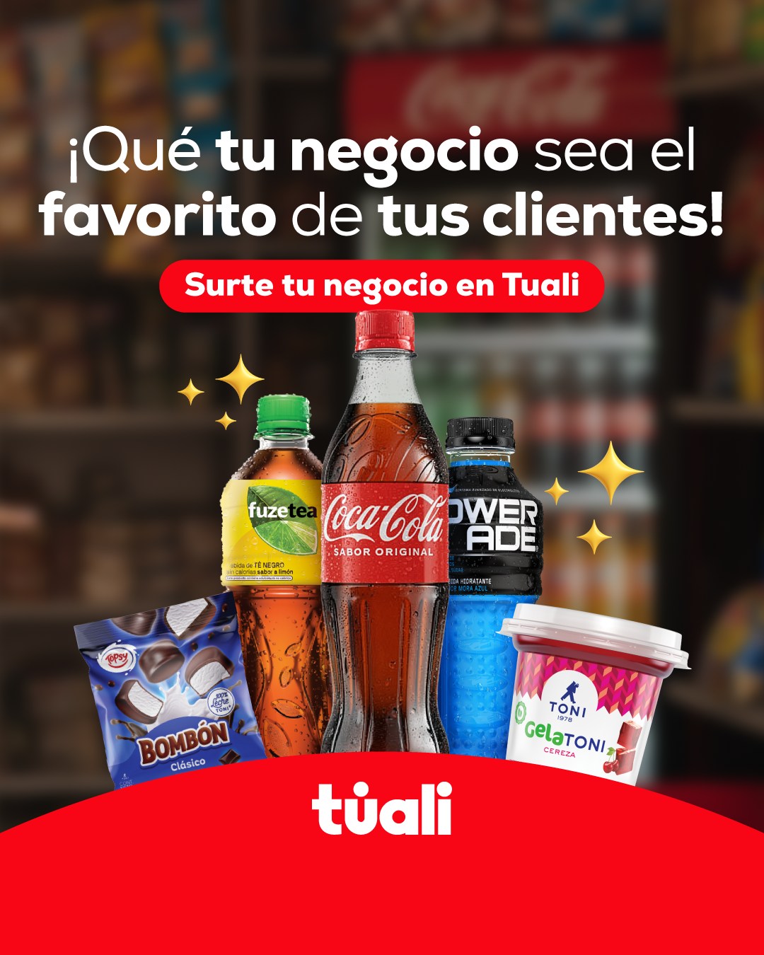 Tuali Ecuador Facebook ad: Tu tienda puede ser esa parada donde todos…