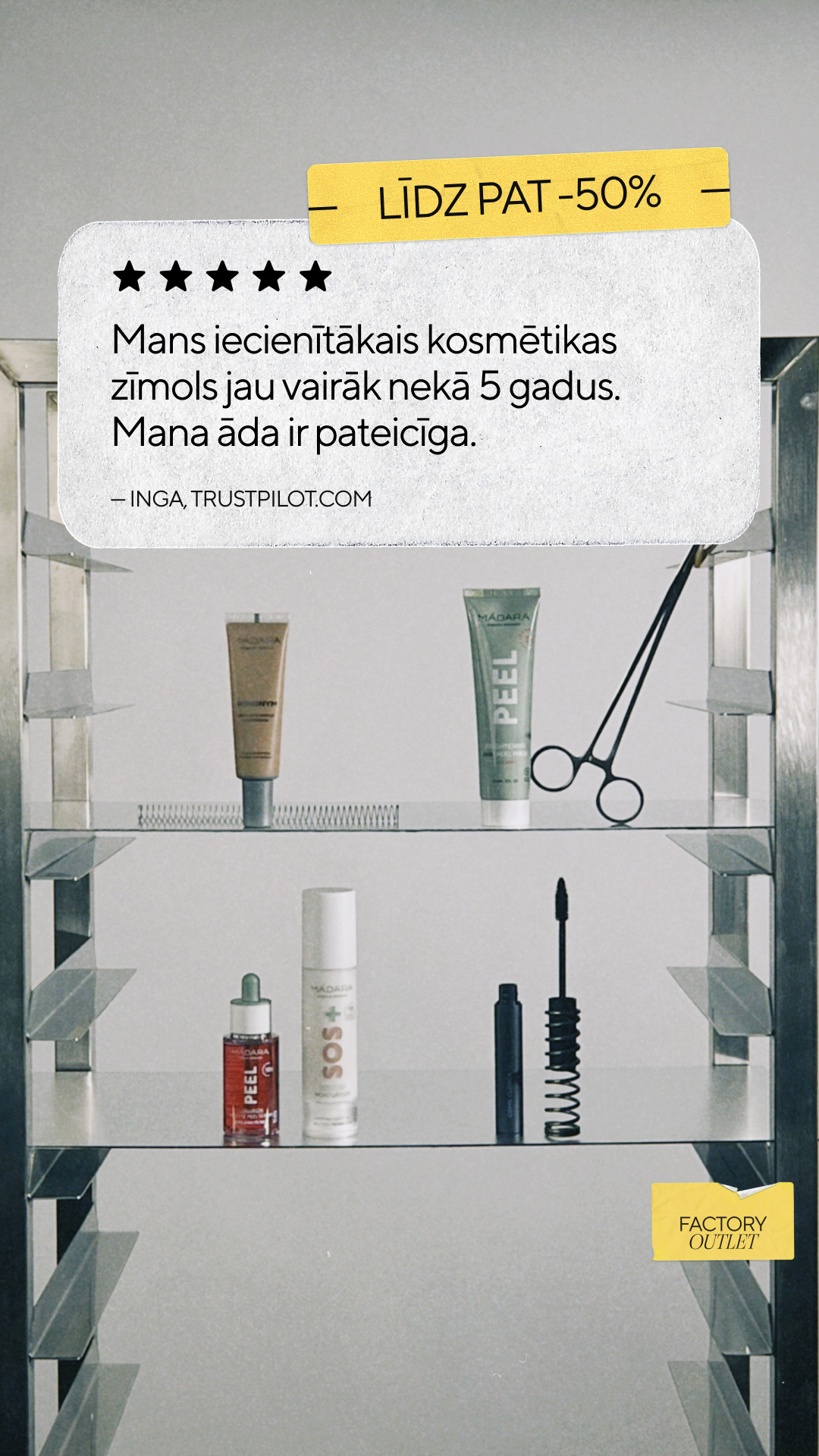 Mádara Organic Skincare Facebook ad