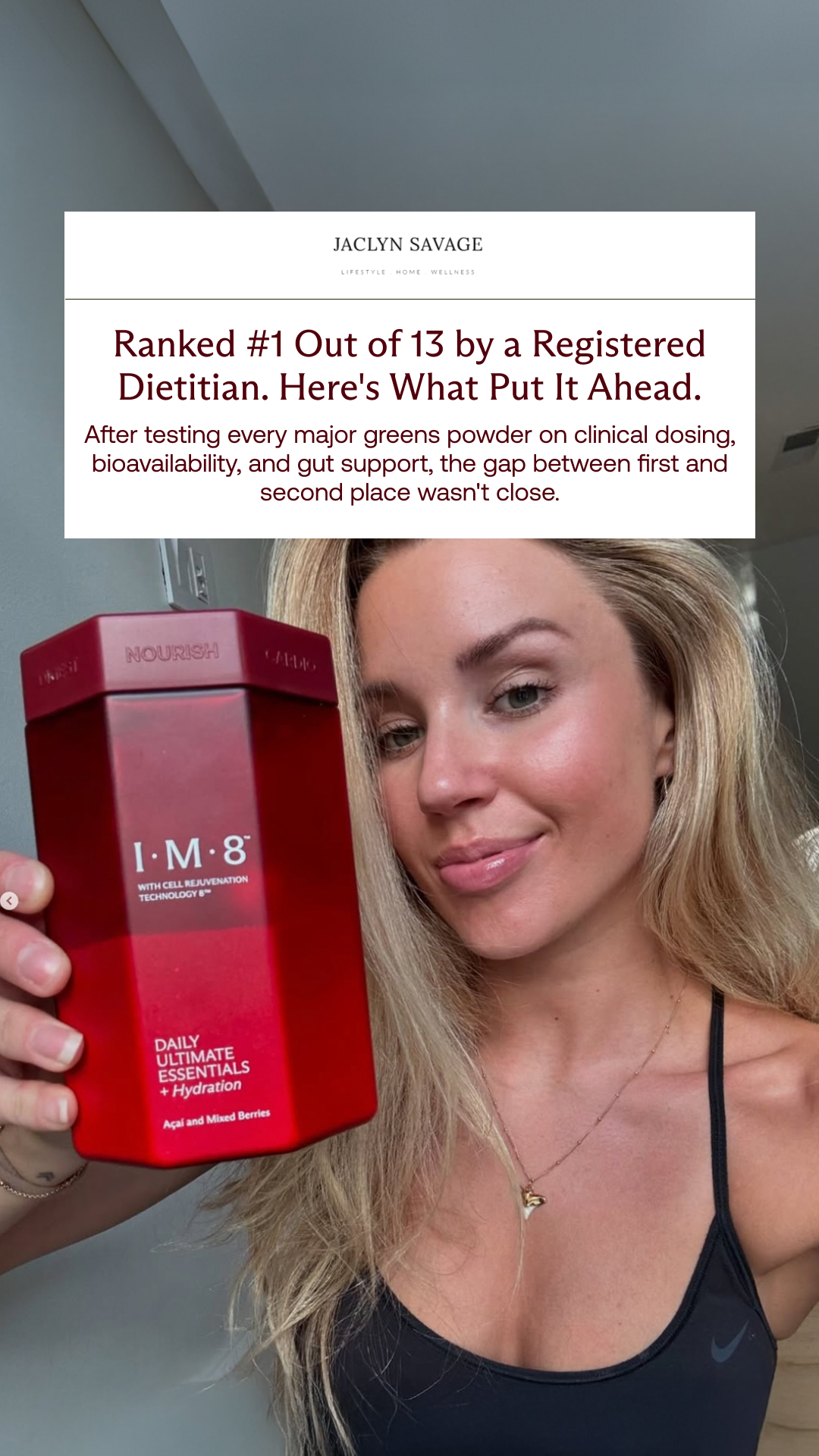 JMK Nutrition Facebook ad