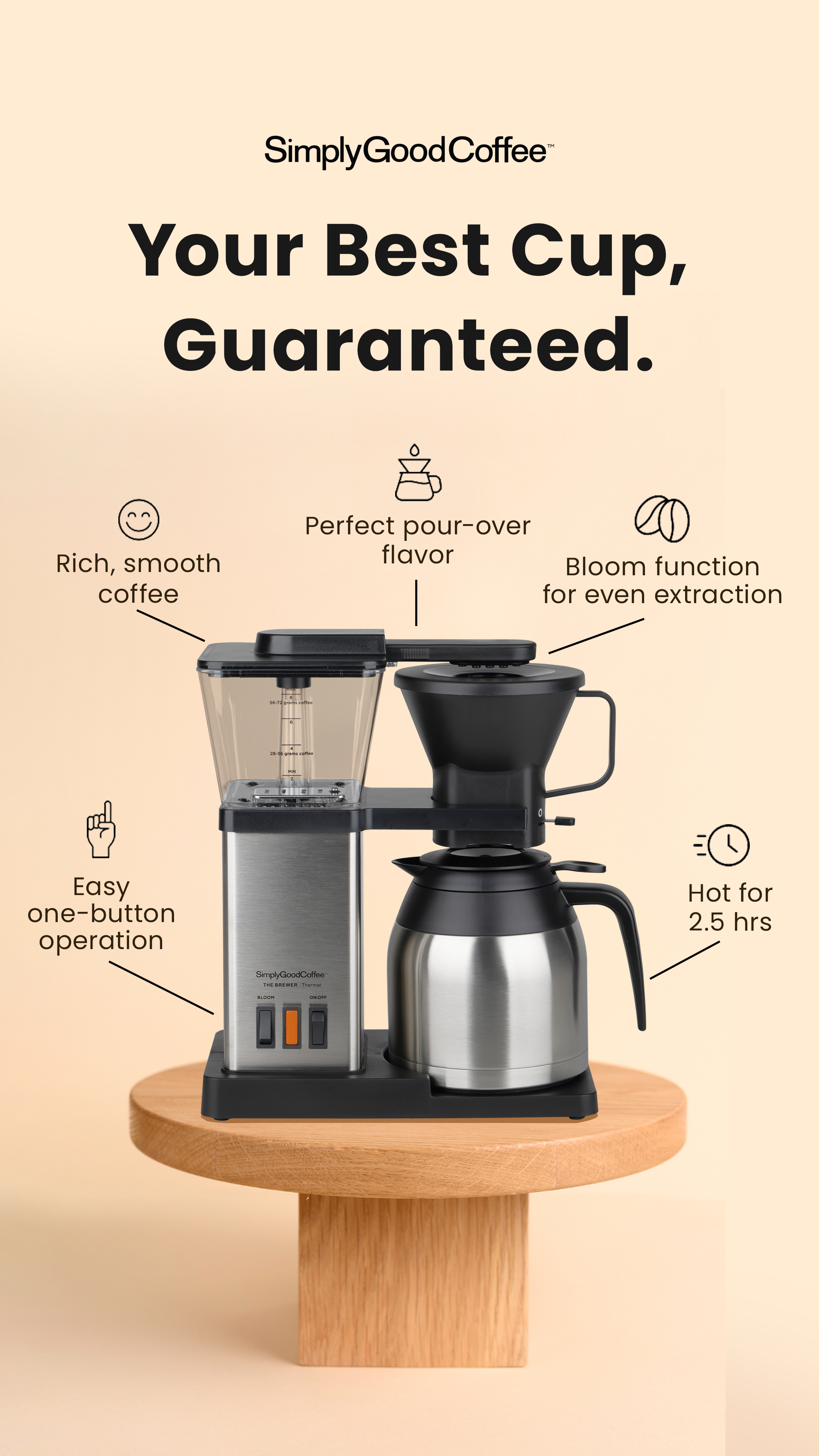 Simply Good Coffee Facebook ad