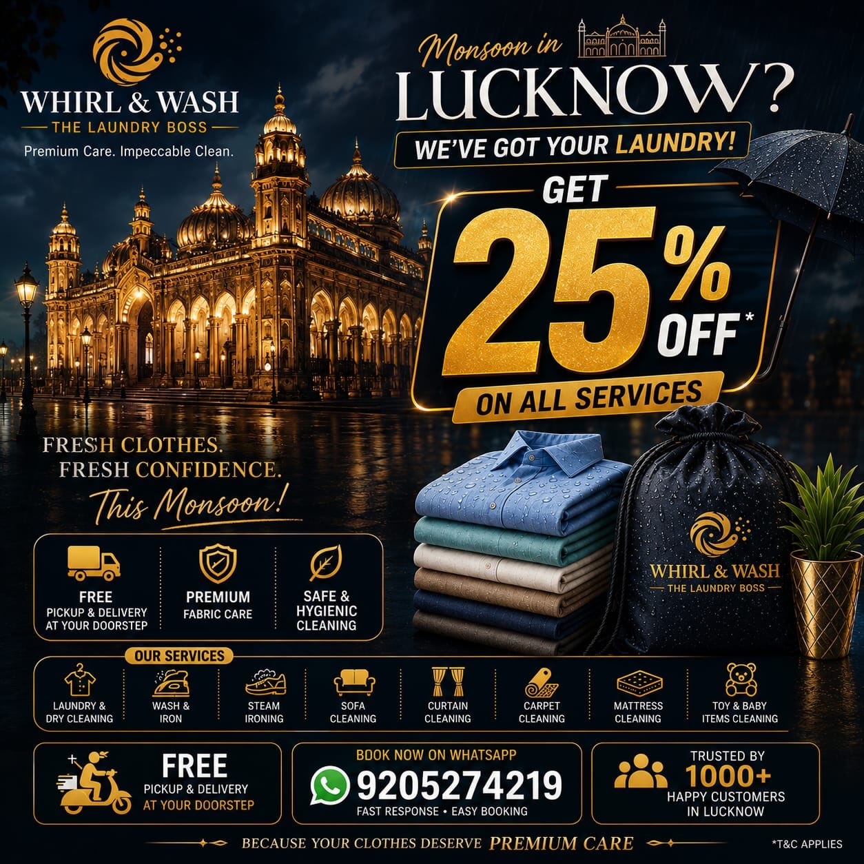 Whirl & Wash Facebook ad