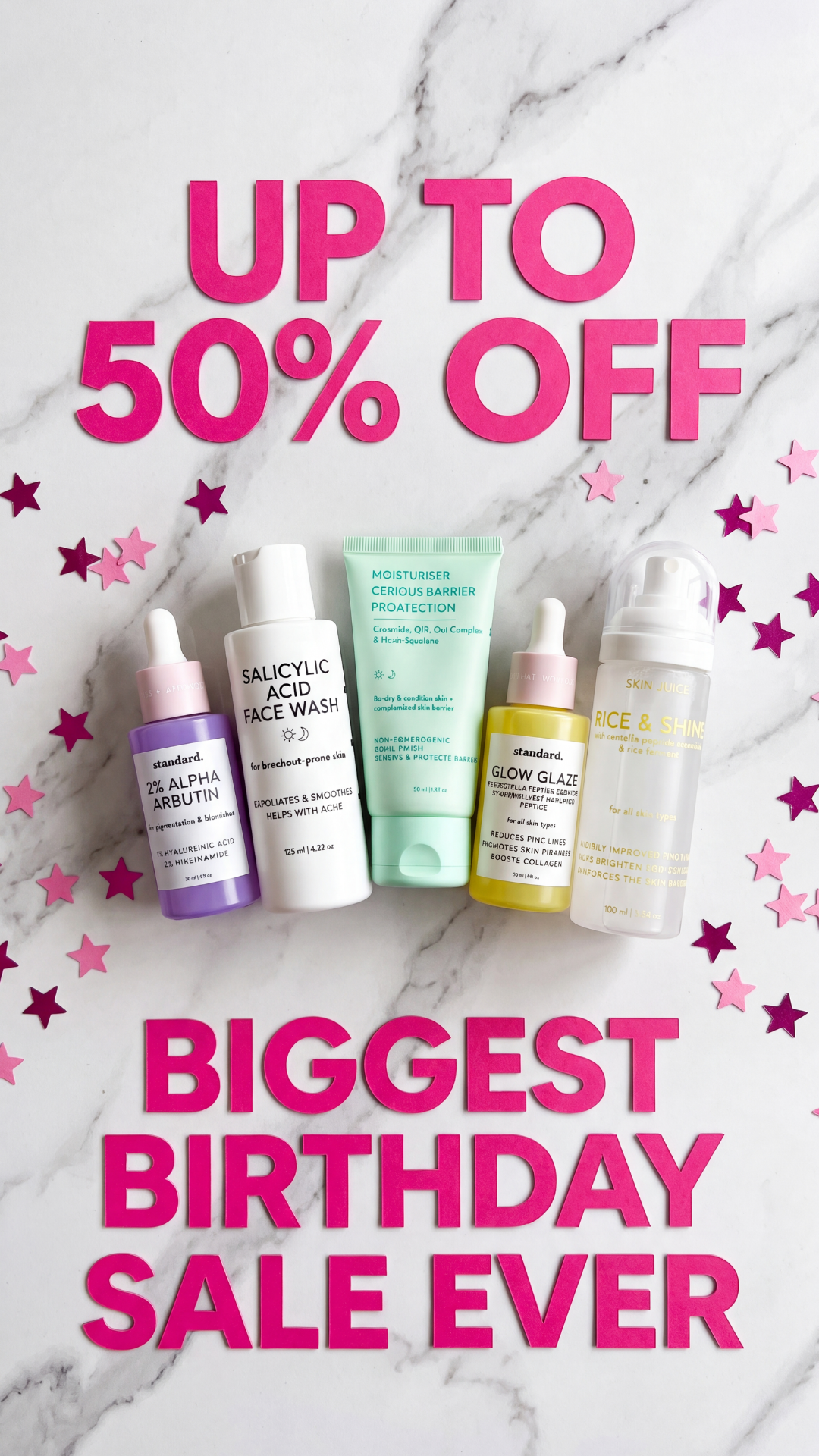 Standard. Beauty- affordable Skin Care Facebook ad