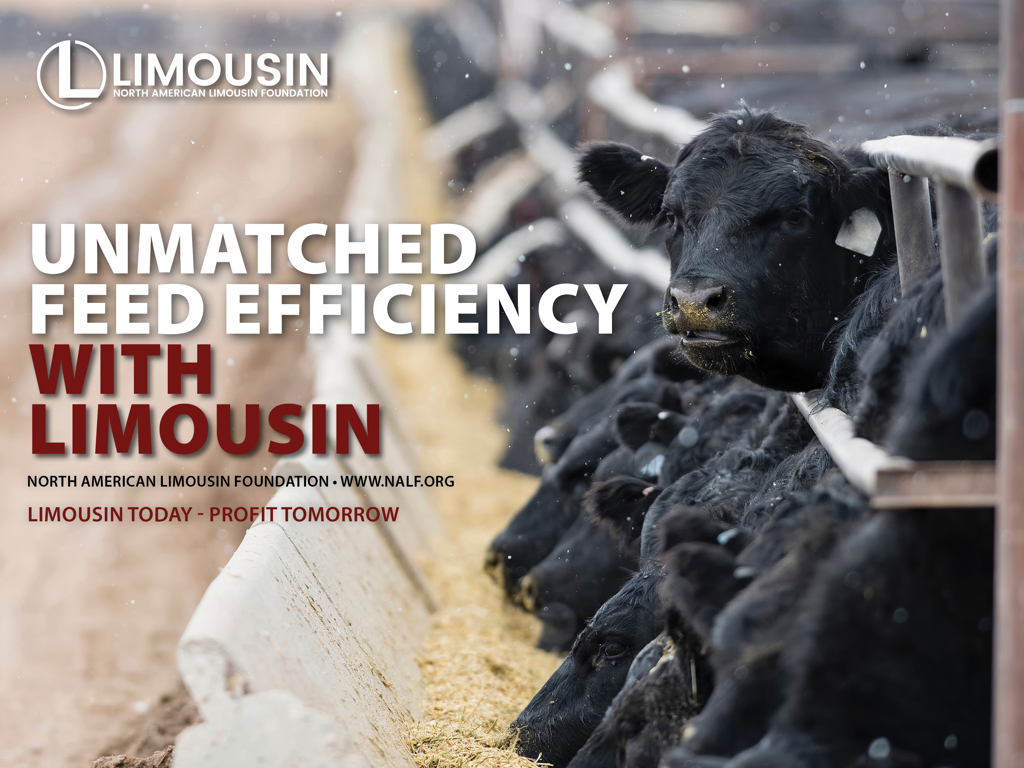 North American Limousin Foundation Facebook ad: When it comes to maximizing feed efficiency and…