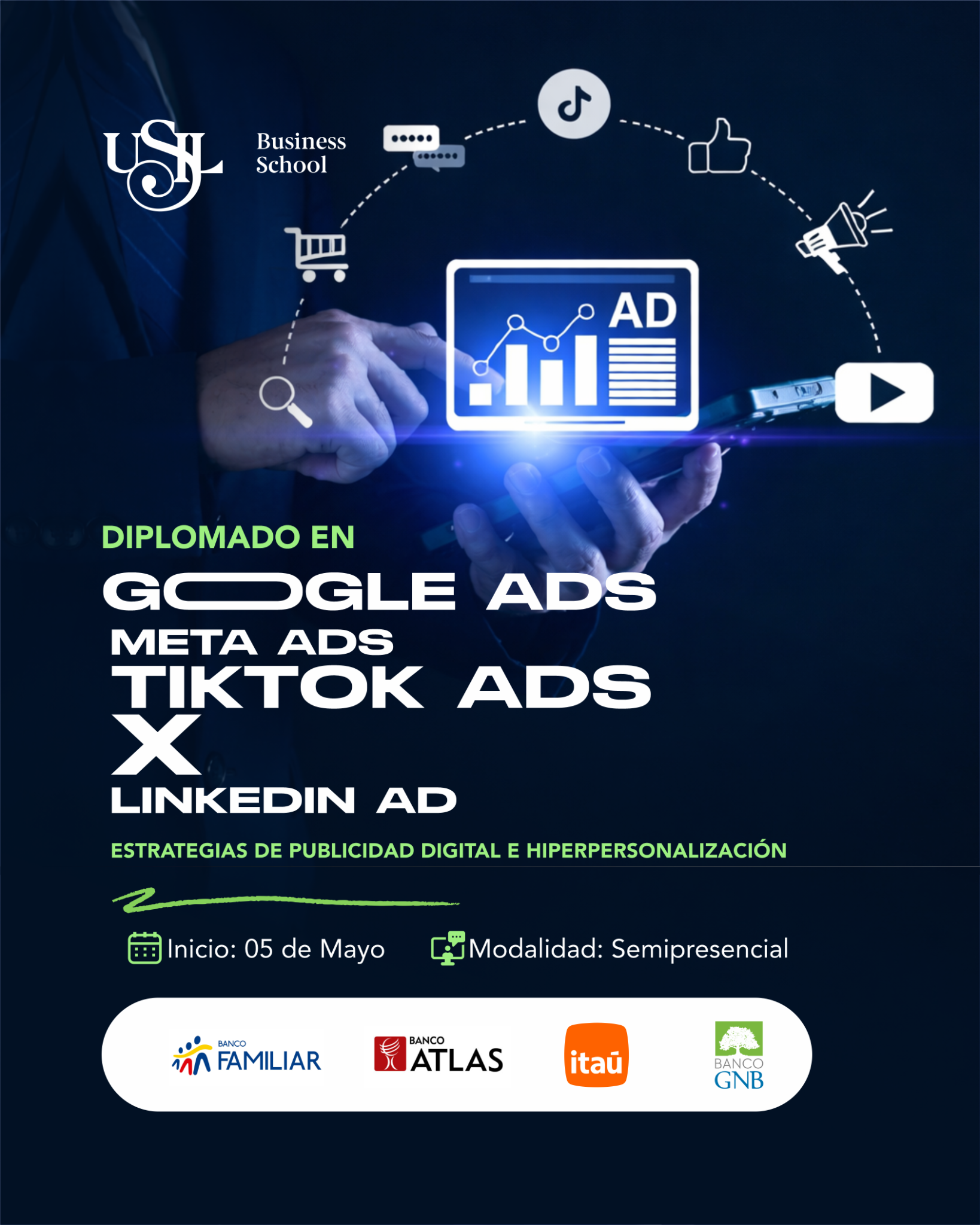 USIL Business School - Paraguay Facebook ad from Apr 1, 2026