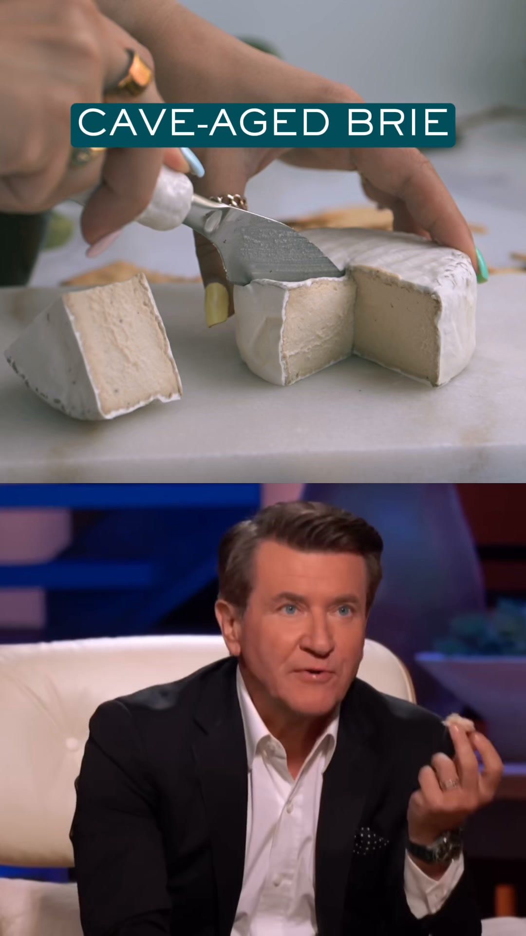 Rebel Cheese Facebook ad: That Brie Is Incredible! As Seen On Shark Tank