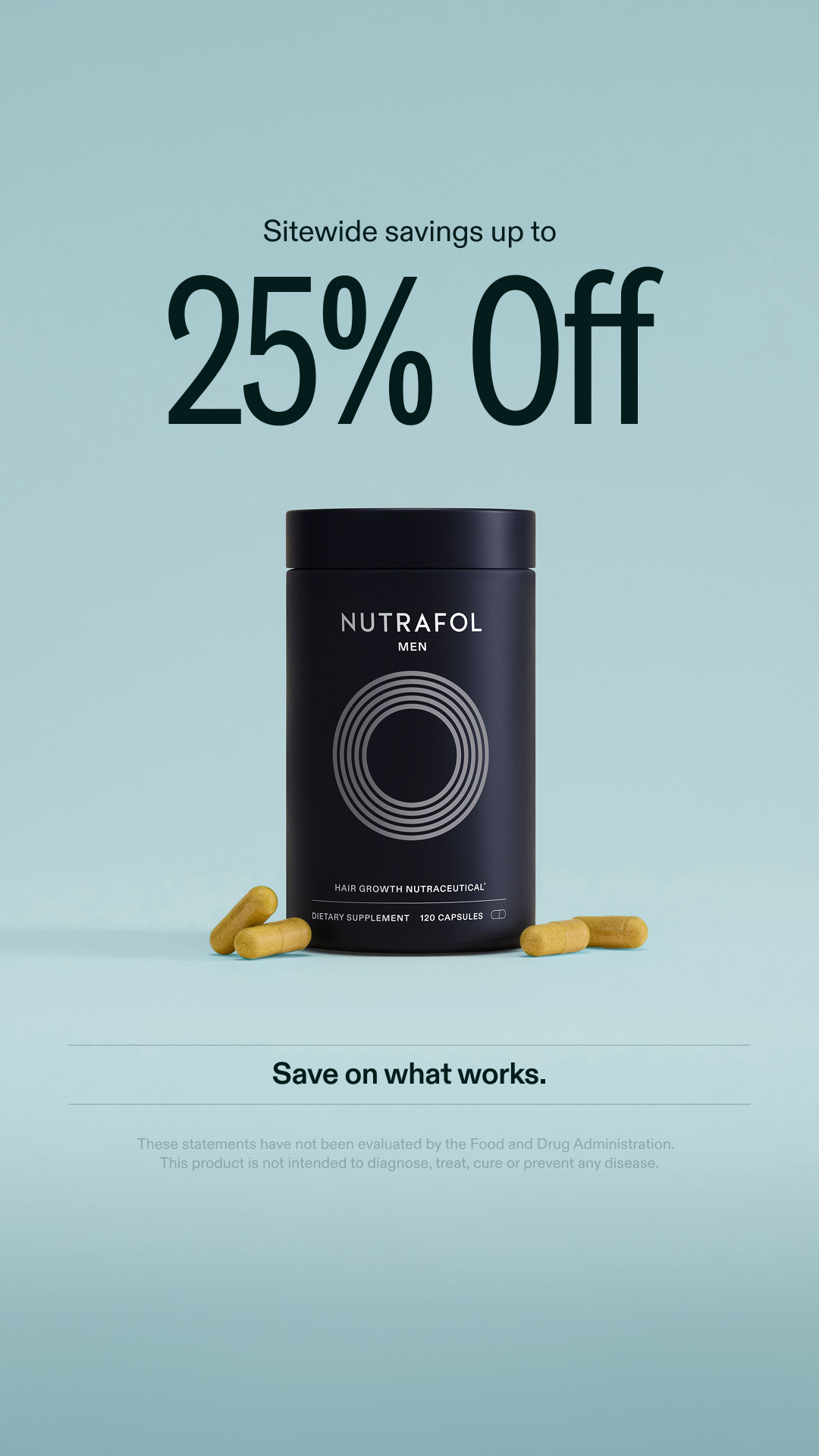 Nutrafol Men Facebook ad