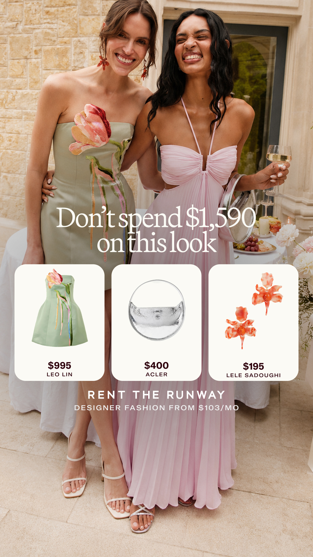 Rent The Runway Facebook ad