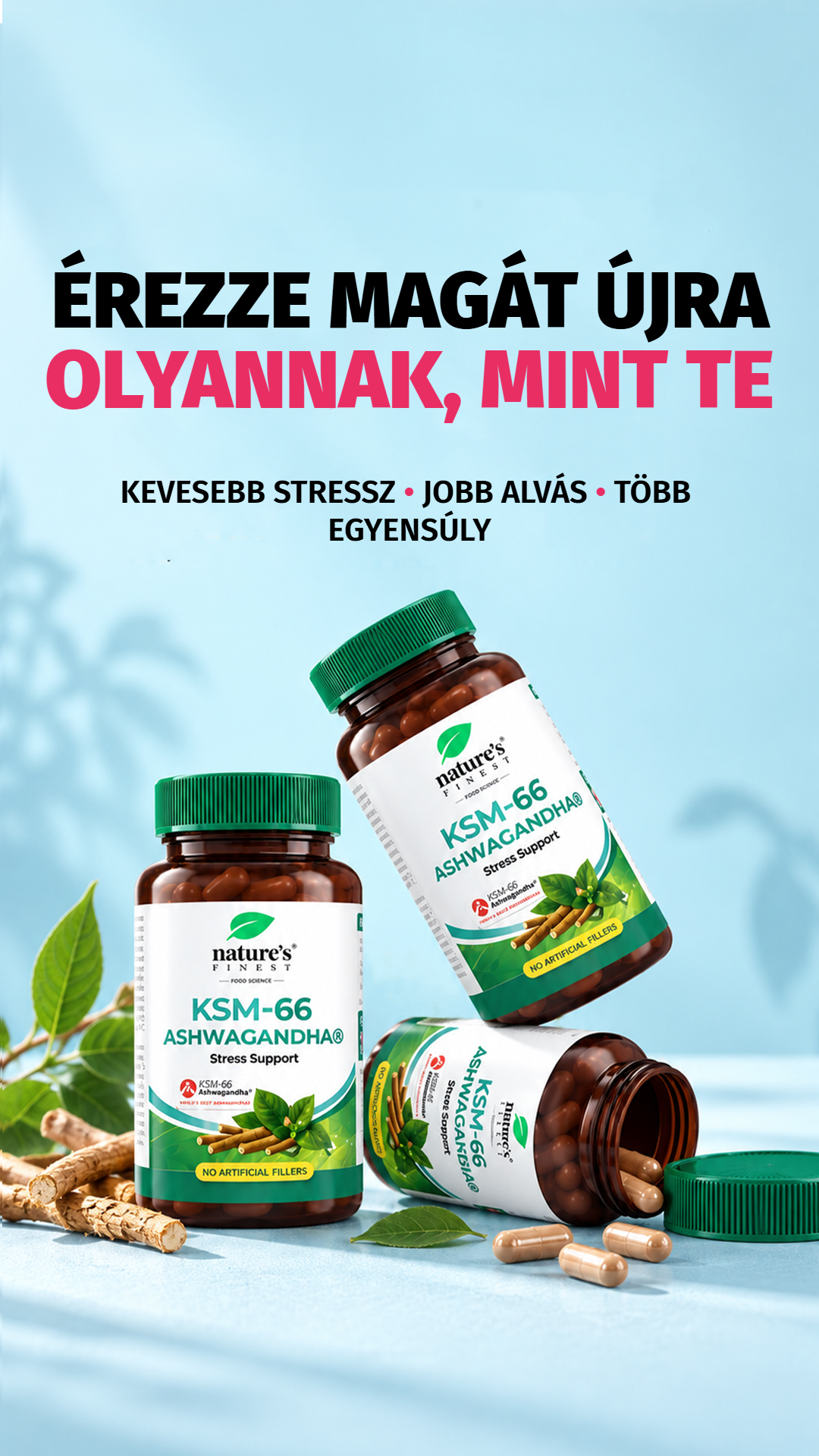 Nature's Finest Magyarország Facebook ad: Mindennapi támogatás stressz esetén