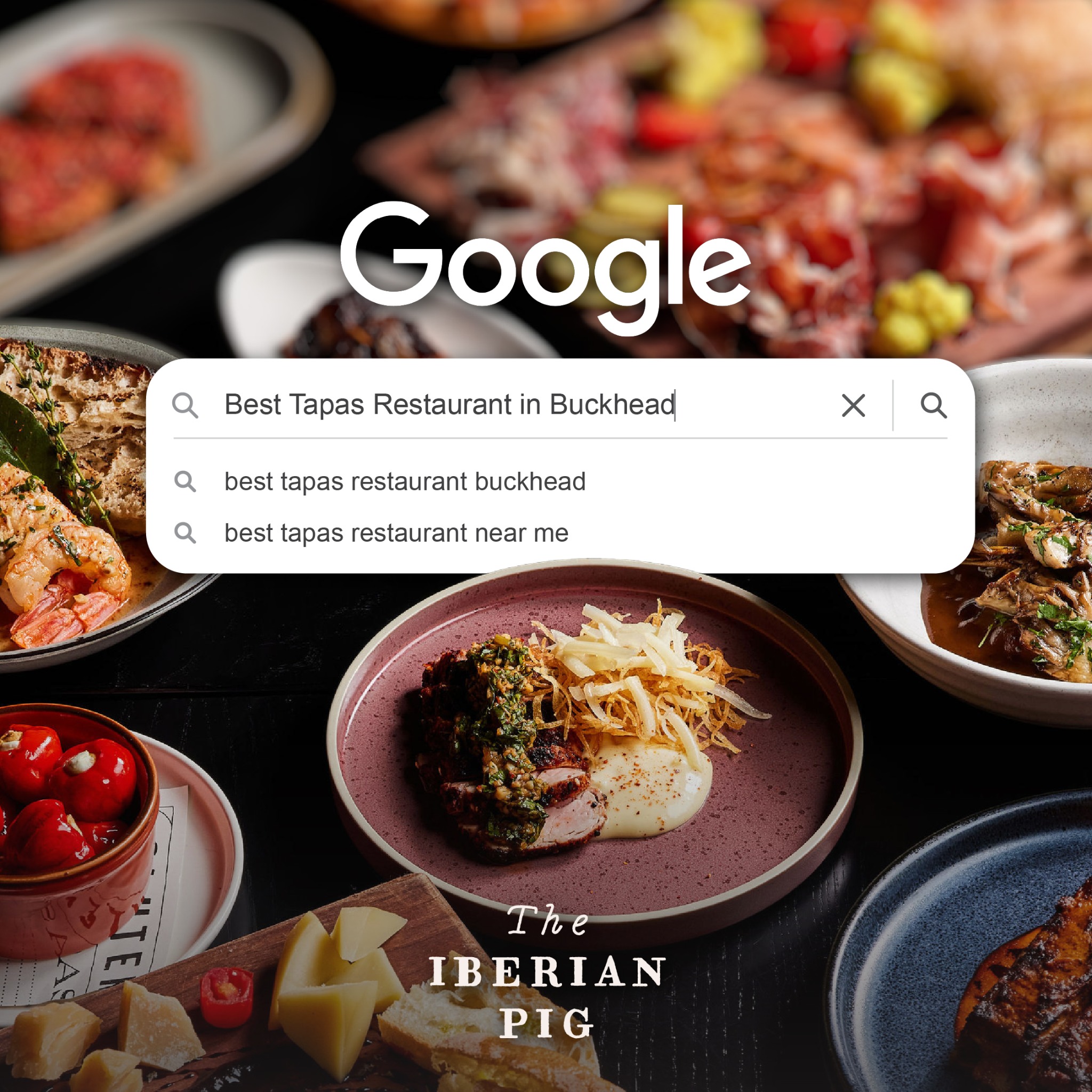 The Iberian Pig Facebook ad: Best Tapas Restaurant