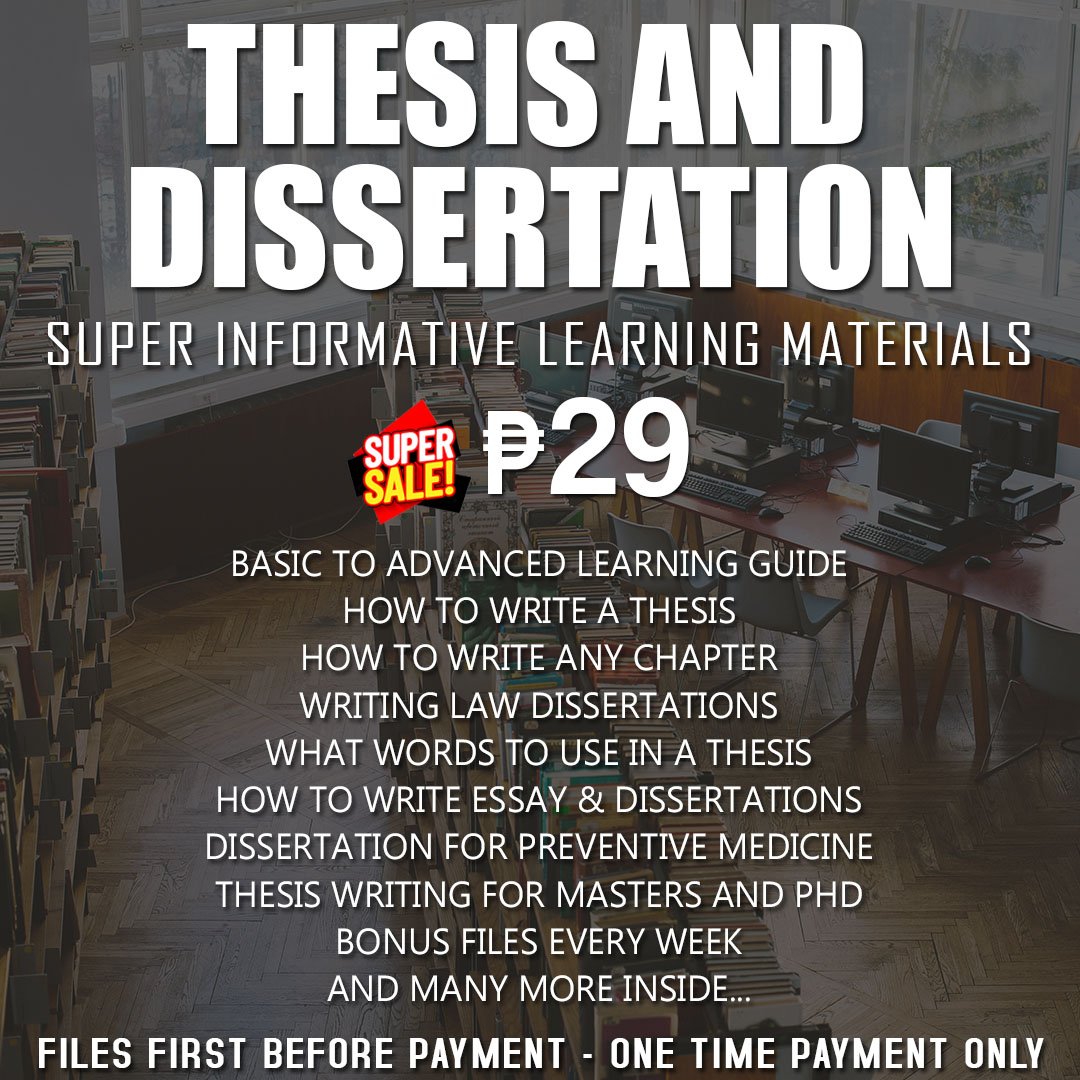 Learners Helper PH Facebook ad: Hirap na hirap ka na ba sa thesis…