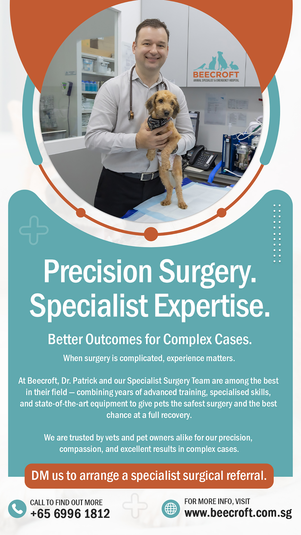 Beecroft Animal Specialist and Emergency Hospital Facebook ad from Jul 21, 2026