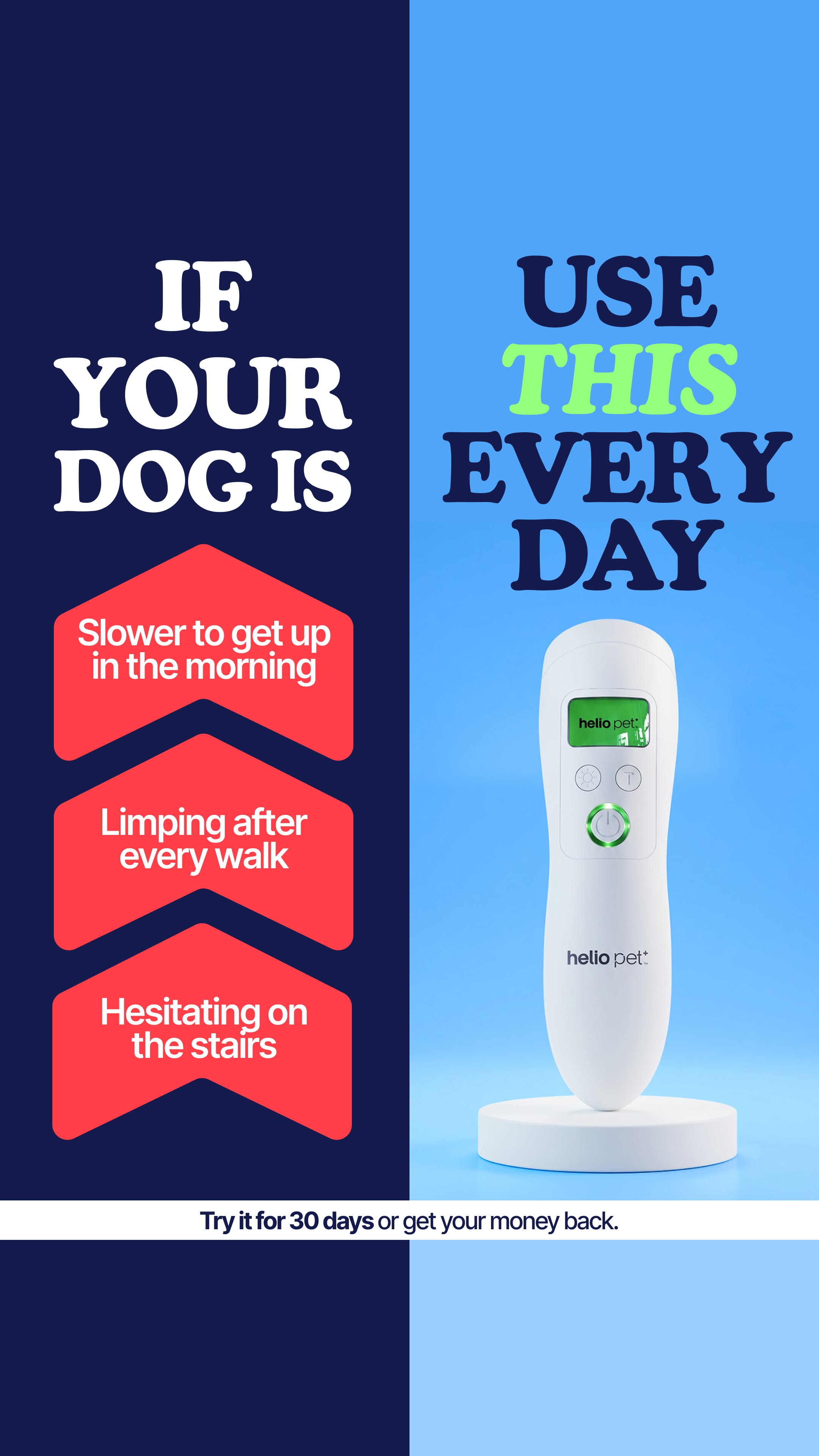 Helio Pet Facebook ad