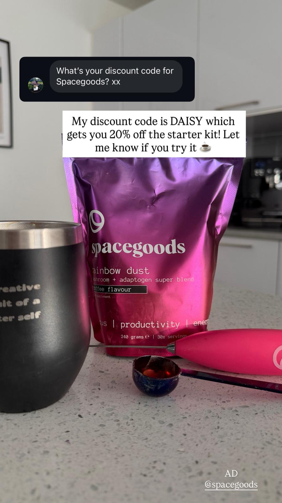 Daisy Asaf Facebook ad
