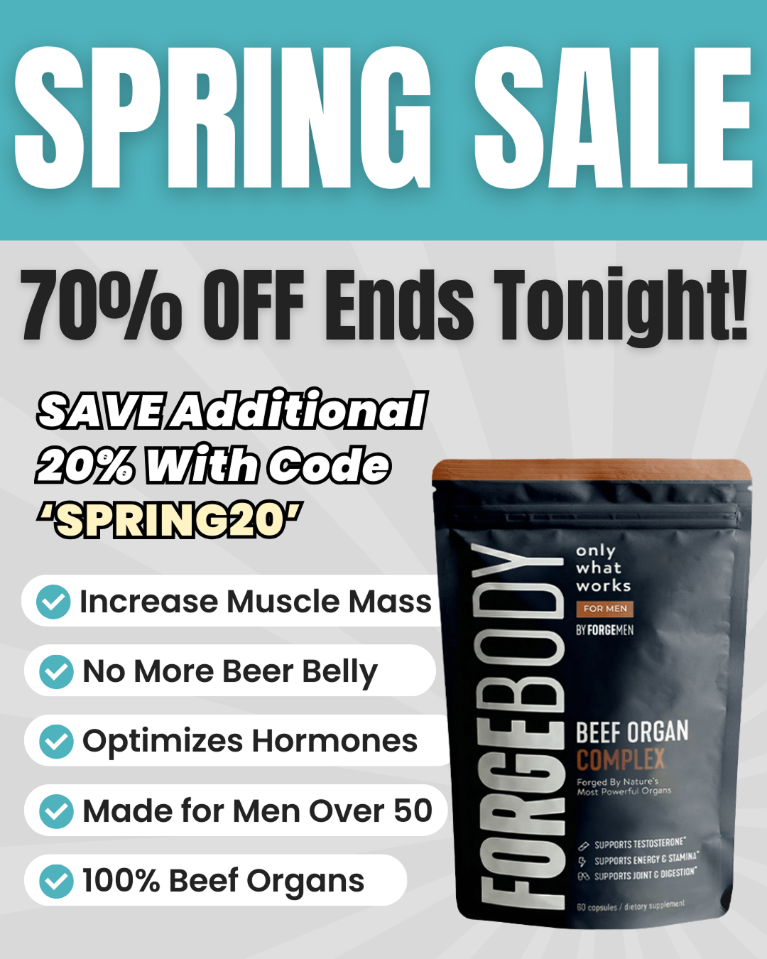 Forge Men Facebook ad