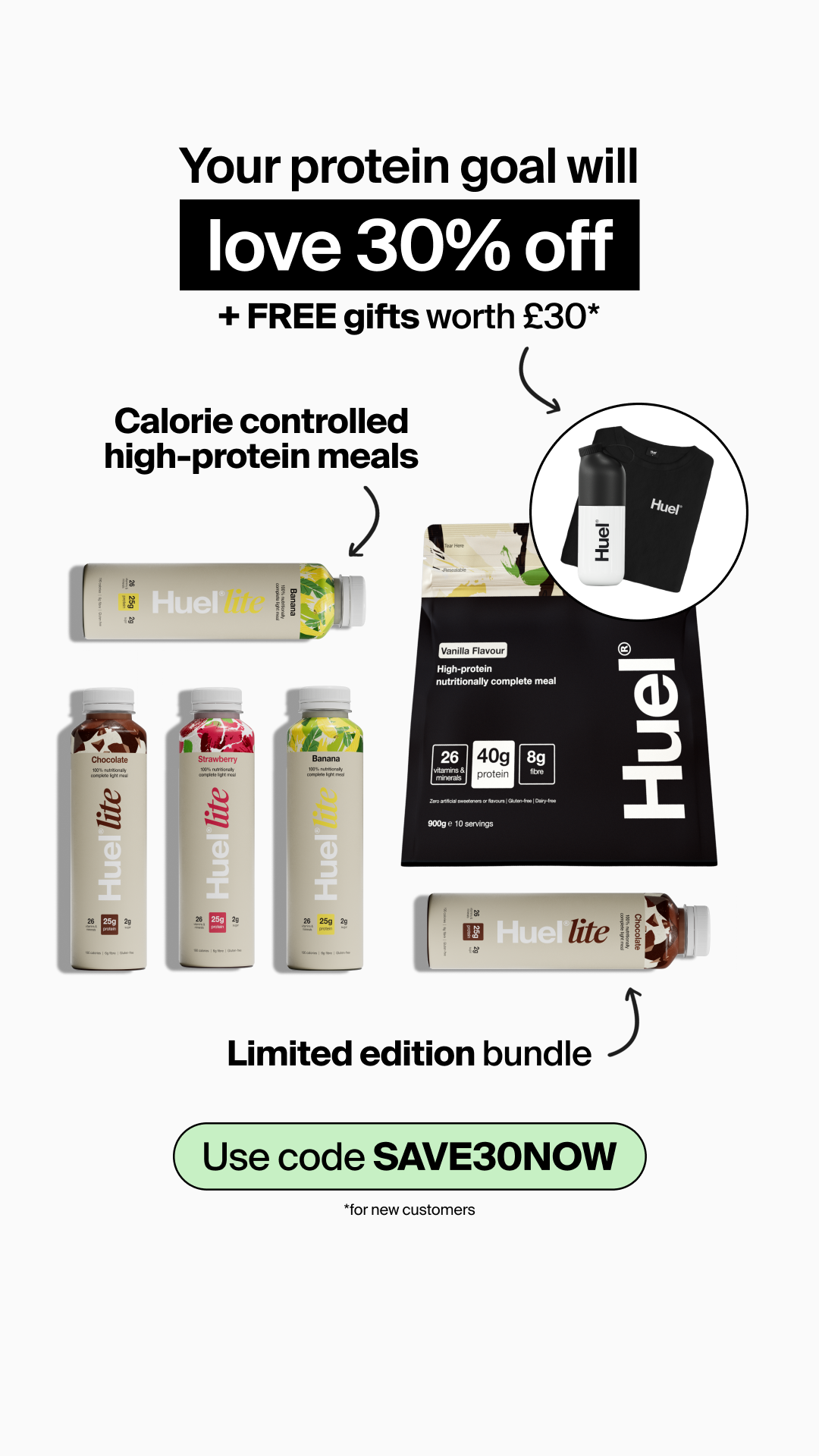 Huel Facebook ad