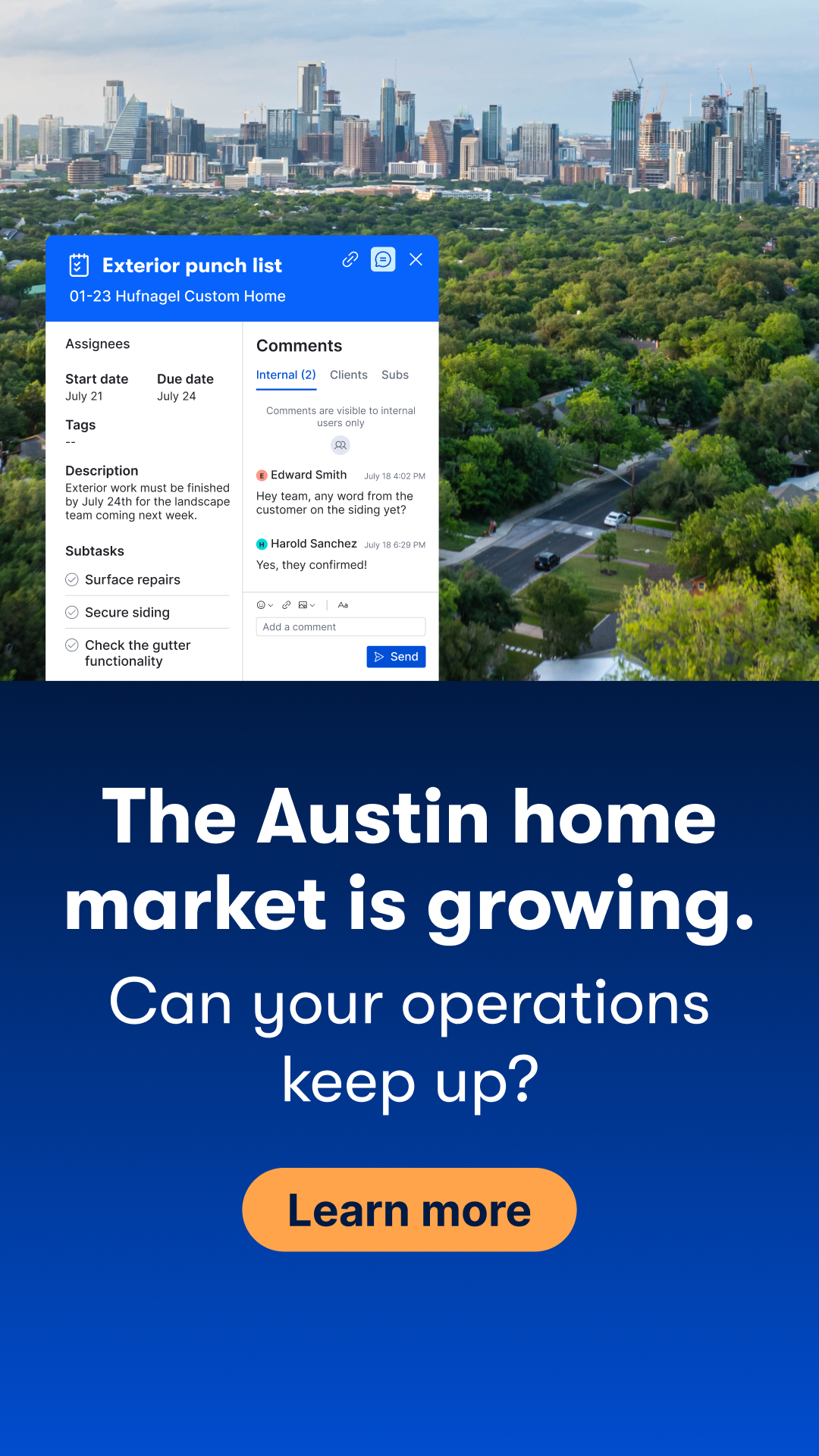 Buildertrend Facebook ad