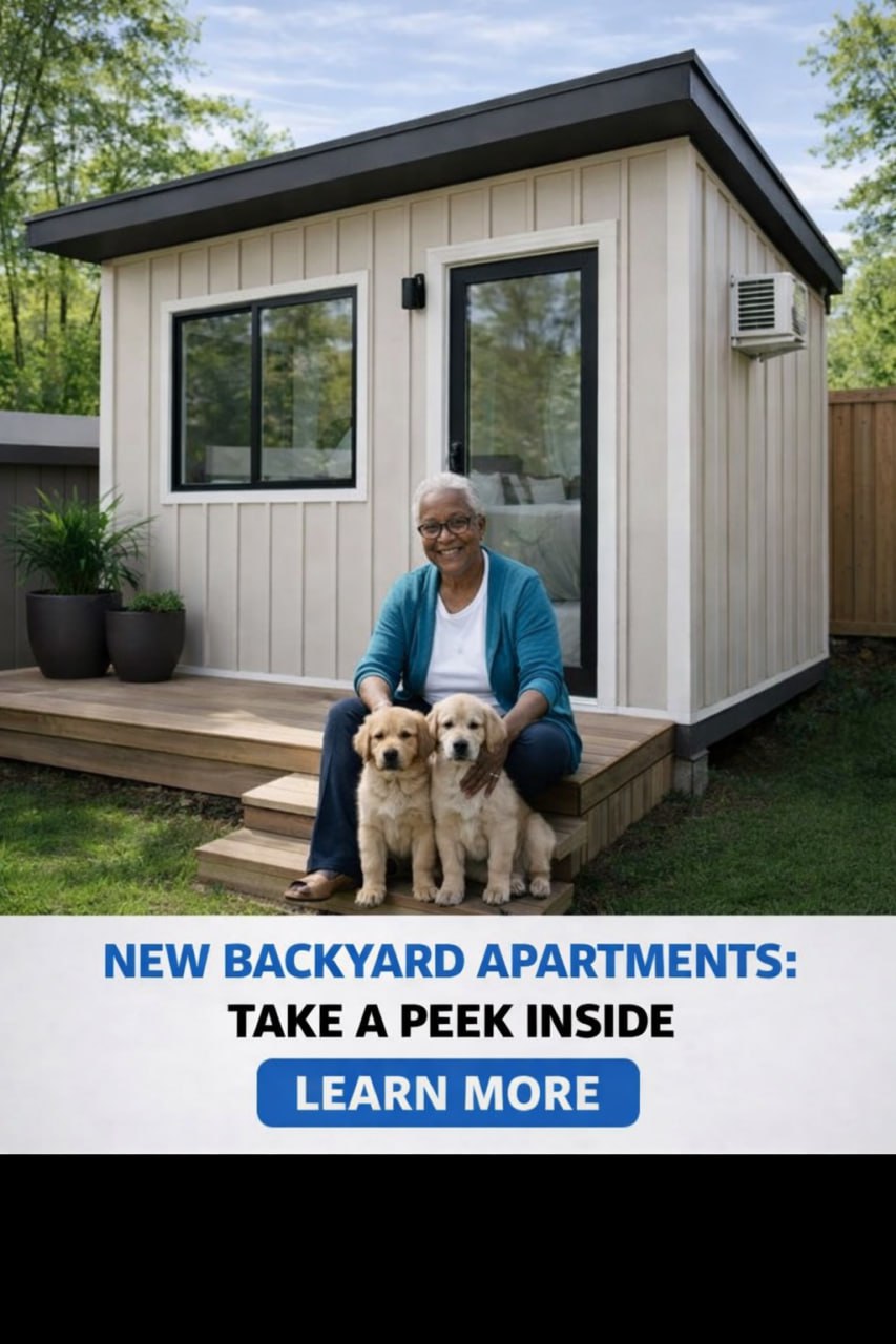 Smart Finds Facebook ad: Modern Backyard Apartments