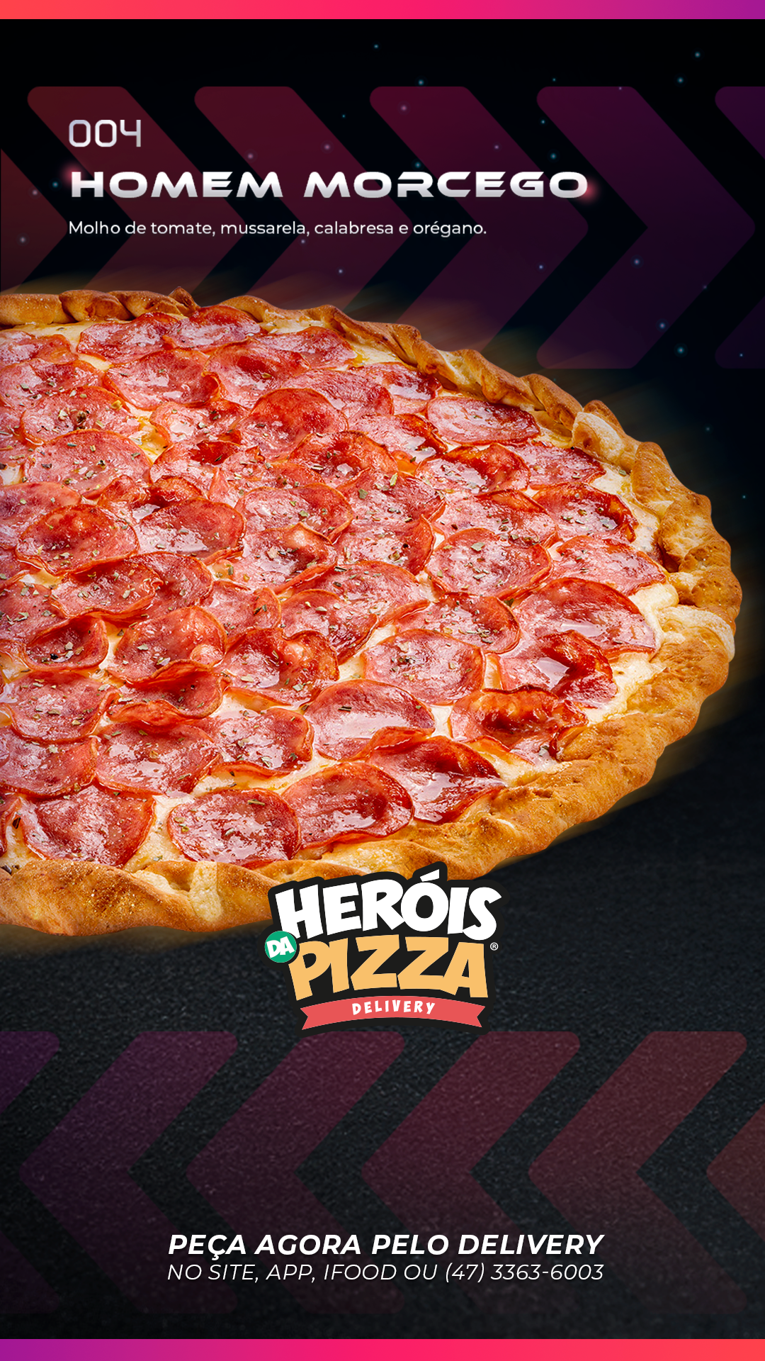 Heróis da Pizza - Delivery Facebook ad