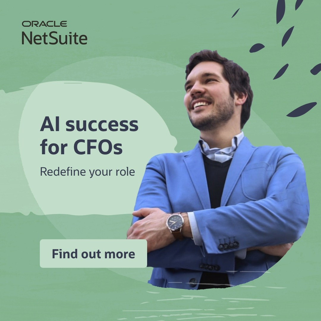 Oracle NetSuite Facebook ad
