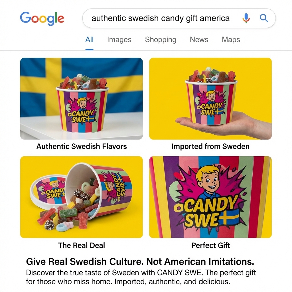 Candy Swe Facebook ad