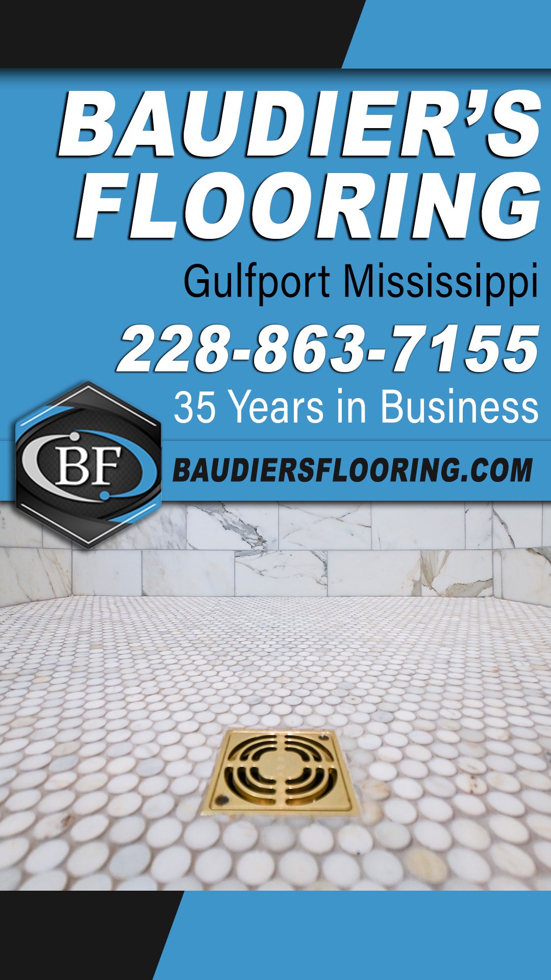 Baudier's Flooring & Design Co Facebook ad