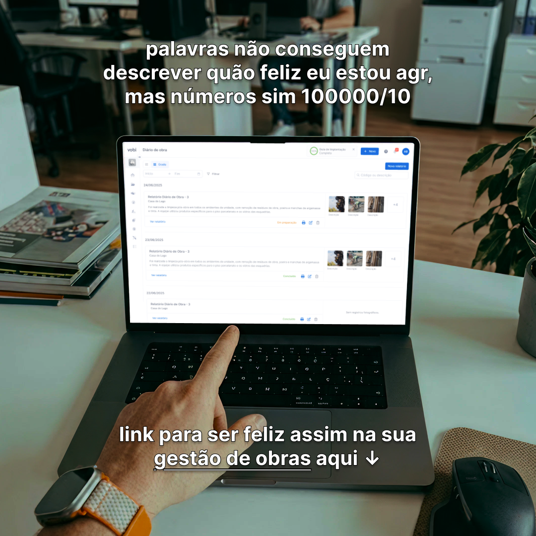 Vobi Facebook ad: Vobi - Sistema de Gestão de Obras e Projetos