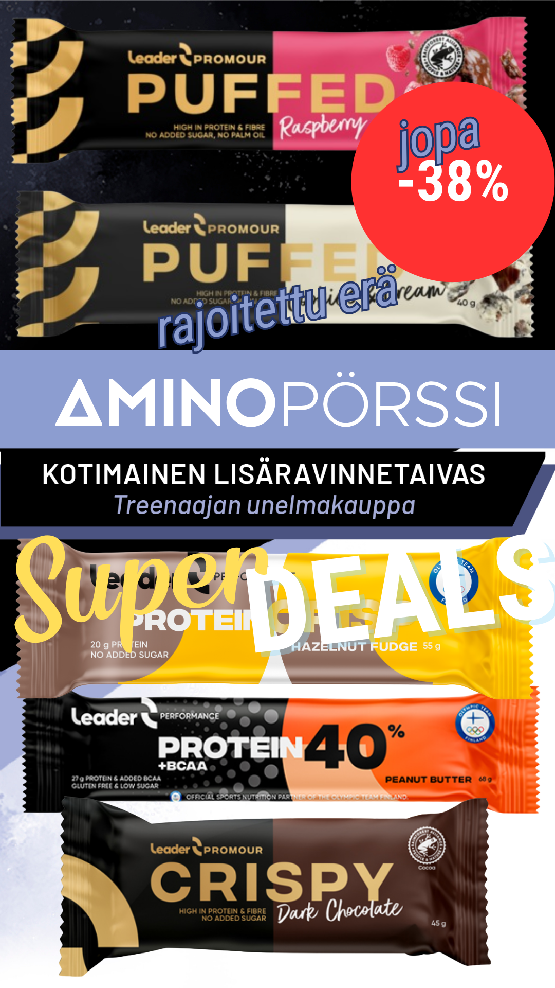 Aminopörssi Facebook ad