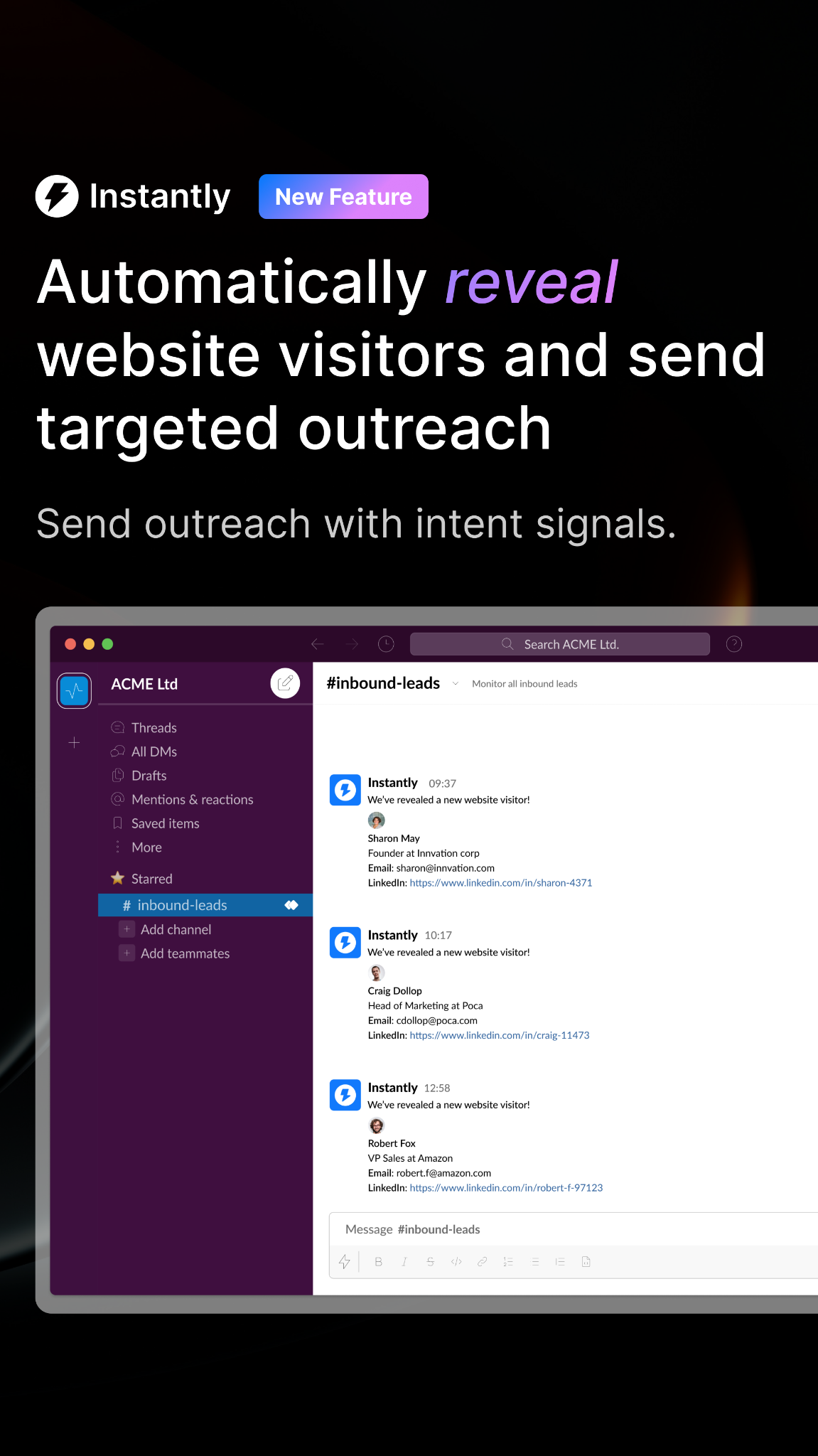 Instantly.ai Facebook ad