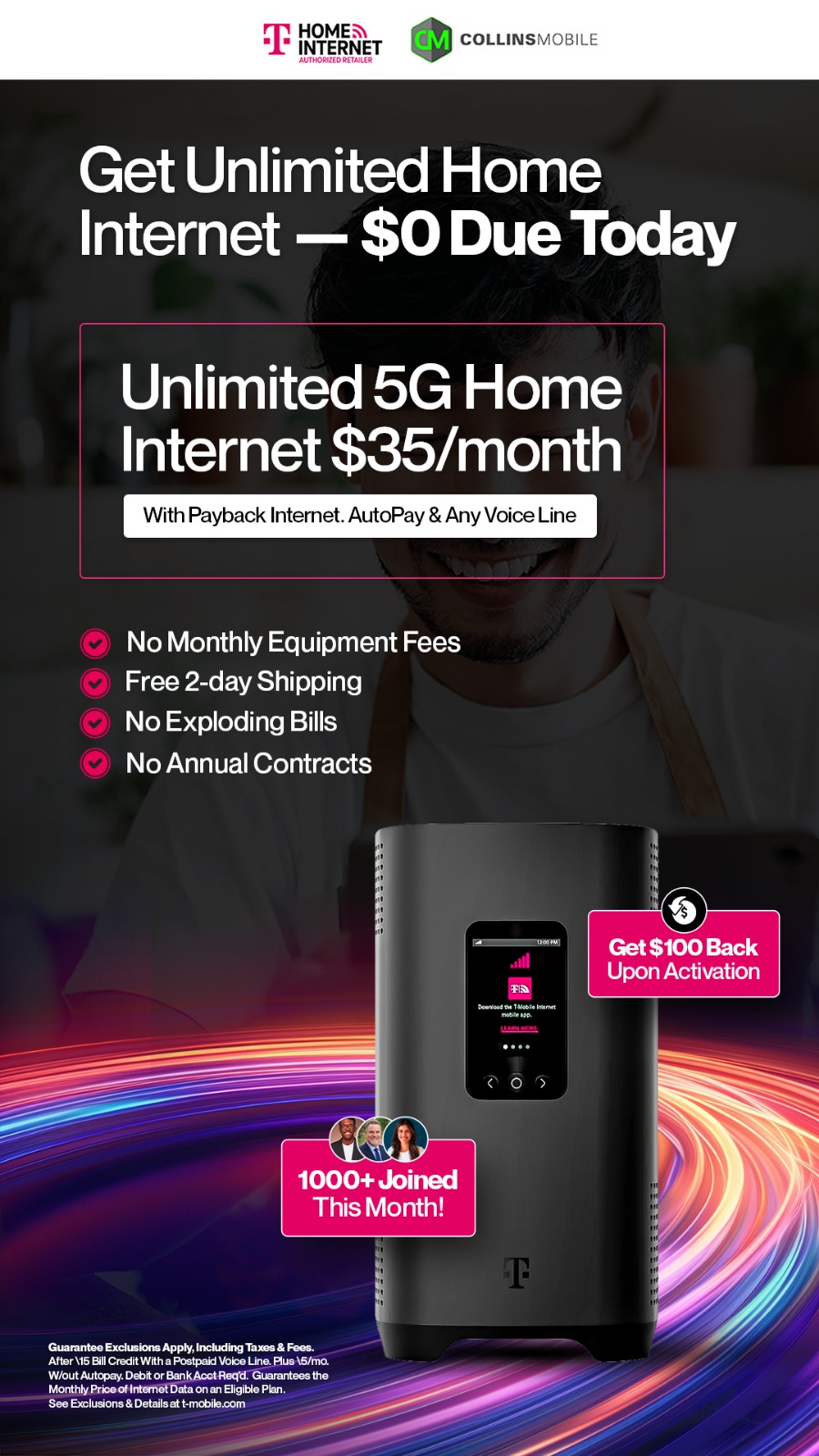Collins Mobile - TMobile Authorized Dealer Facebook ad