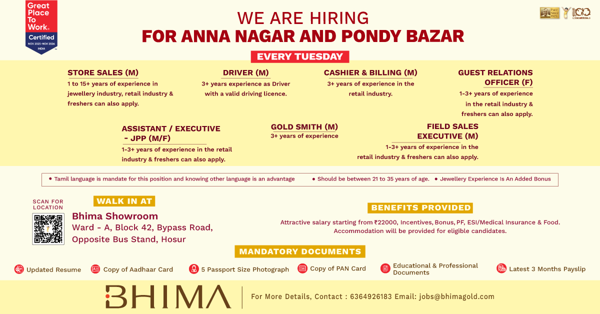Bhima Gold - B Krishnan Group Facebook ad